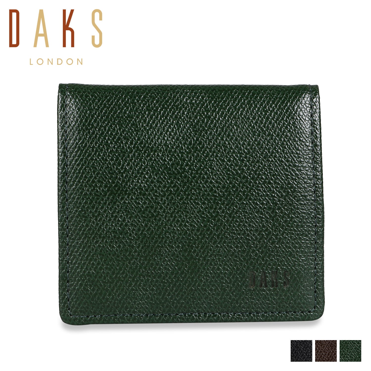 DAKS COIN CASE ダックス 財布 小銭入れ コインケース メンズ ブラック ブラウン グリーン 黒 DP34970