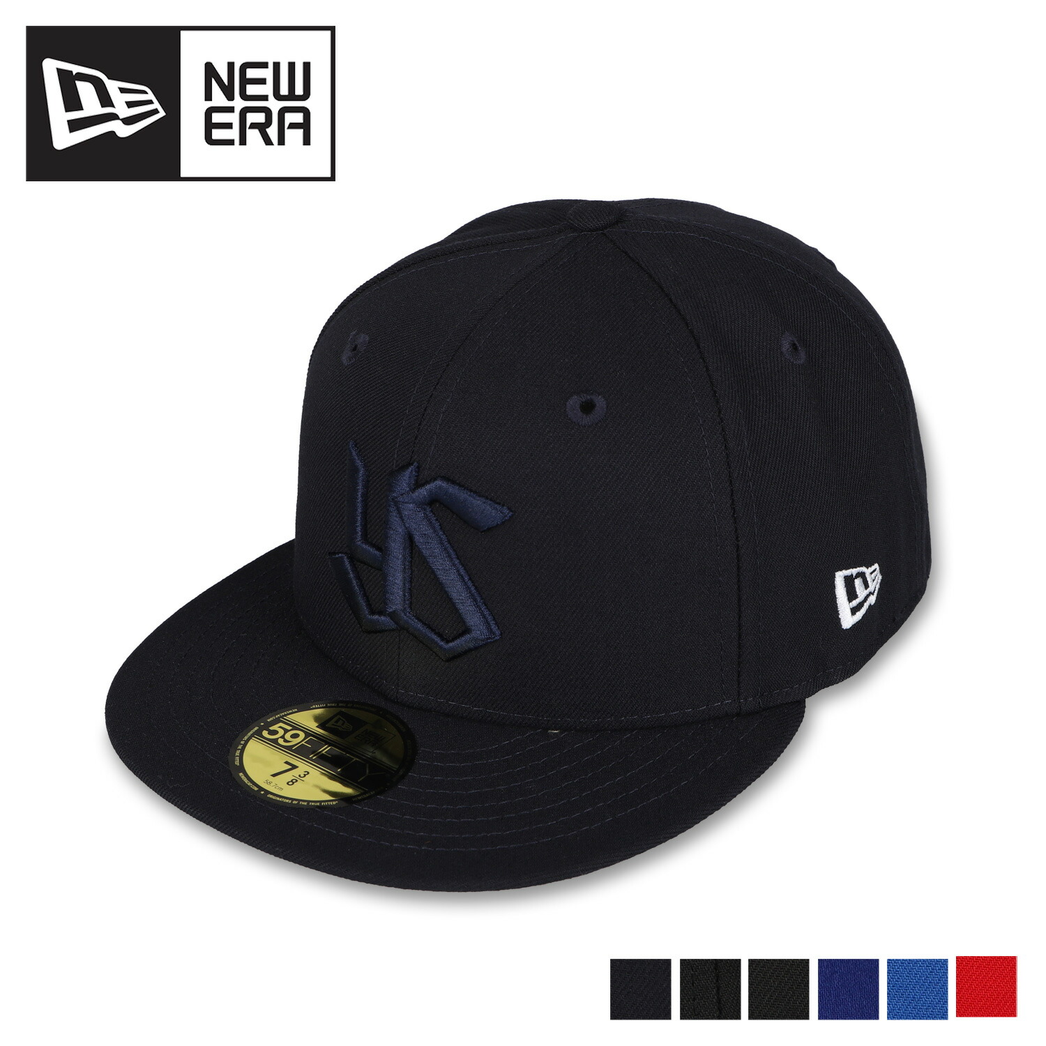 レオパードフラワーブラック NEW ERA 59FIFTY 東京ヤクルトスワローズ