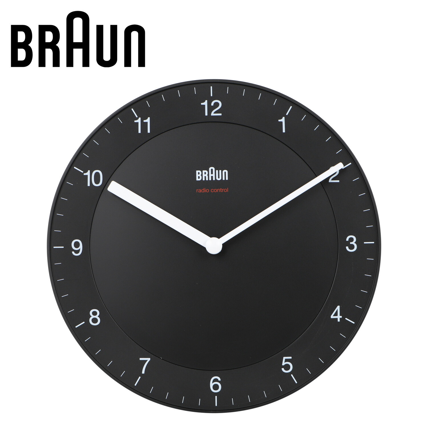 【楽天市場】【最大1000円OFFクーポン配布中】 BRAUN CLASSIC ANALOGUE WALL CLOCK ブラウン 掛け時計 ...