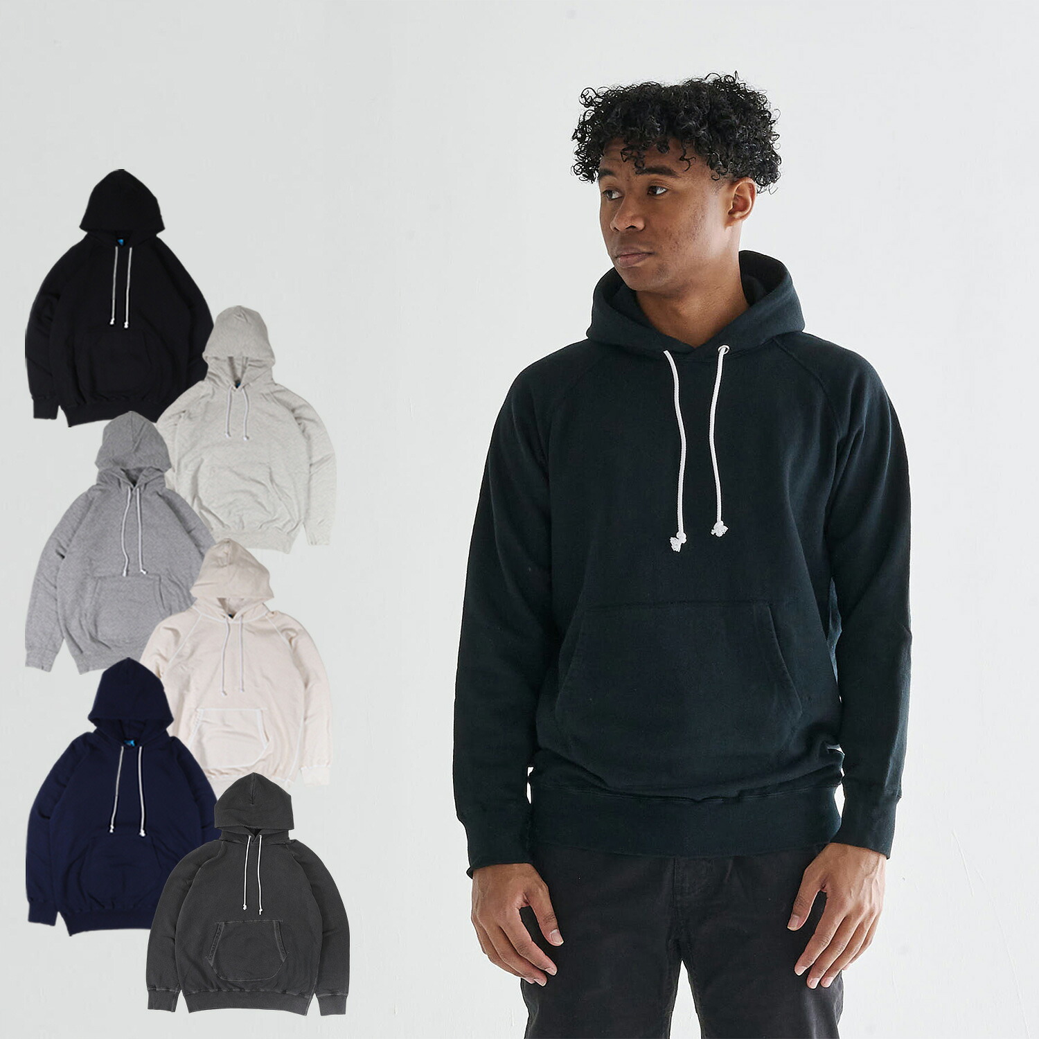【最大1000円OFFクーポン】 Good On RAGLAN PULLOVER HOOD SWEAT グッドオン パーカー スウエット ラグラン プルオーバー メンズ レディース ブラック ホワイト グレー 黒 白 GOBW1203|Findoriy