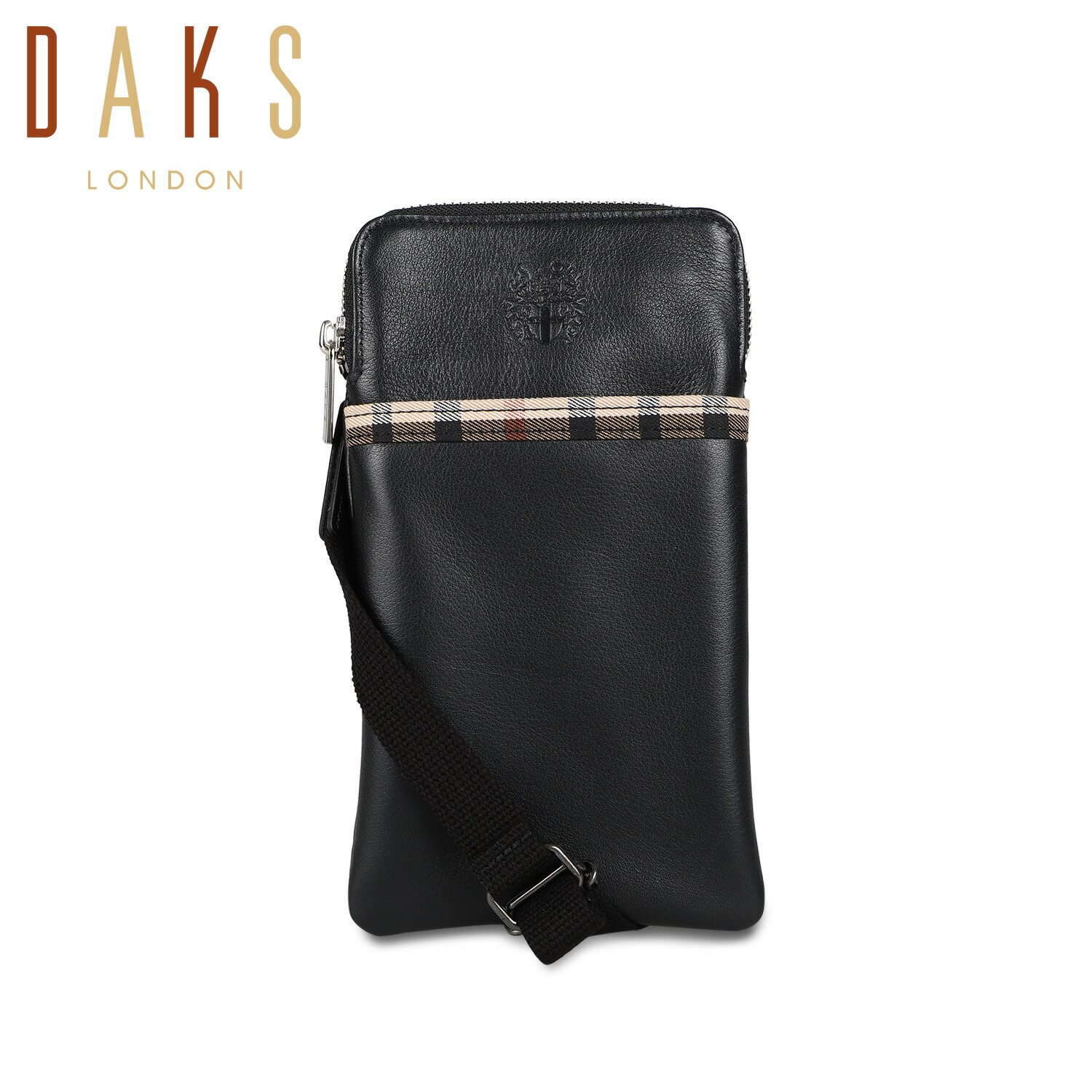 ショルダーバッグ メッセンジャーバッグ 最大1000円offクーポン Daks Shoulder Bag ダックス ショルダーバッグ メンズ 本 革 斜め掛け 小さめ ブラック 黒 Da394 Inglewood Beauty