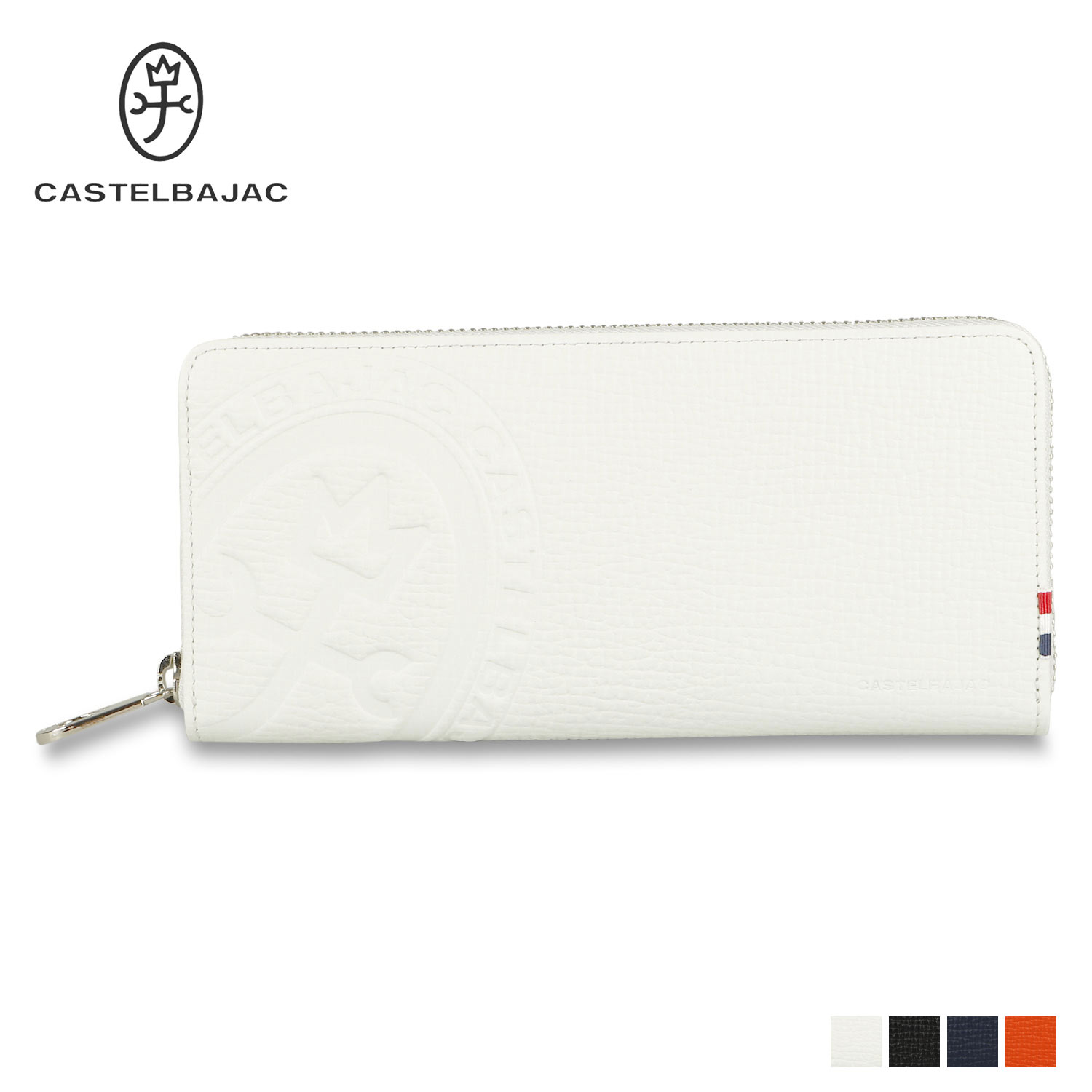 香*乃様 CASTELBAJAC長財布　ホワイト　　　　　　　　(メンズ)(レデ 楽天市場】CASTELBAJAC カステルバジャック 財布 長財布