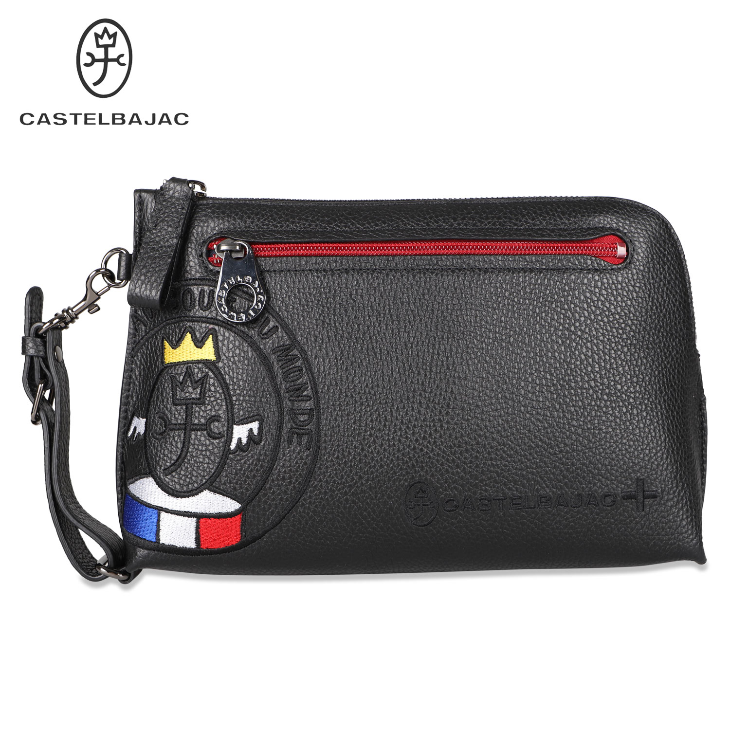CASTELBAJAC LINK SERIES CLUTCH BACK カステルバジャック バッグ クラッチバッグ セカンドバッグ リンク メンズ レディース 本革 ブラック 黒 30211 19,800円