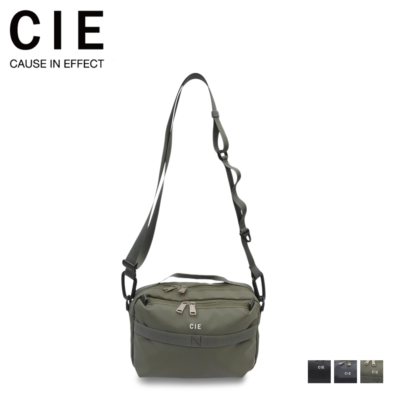 CIE GRID-3 MINI SHOULDER シー ショルダーバッグ ミニ グリッド 3 メンズ レディース 斜め掛け 防水 撥水 ブラック ネイビーグレー オリーブ 黒 32062