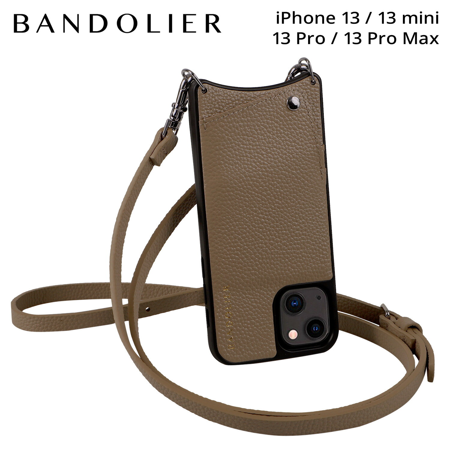 【最大1000円OFFクーポン】 BANDOLIER EMMA バンドリヤー スマホショルダー スマホケース iPhone 13 mini iPhone 13 13Pro iPhone 13 Pro Max アイフォン エマ メンズ レディース ブラウン 10EMM｜Findoriy
