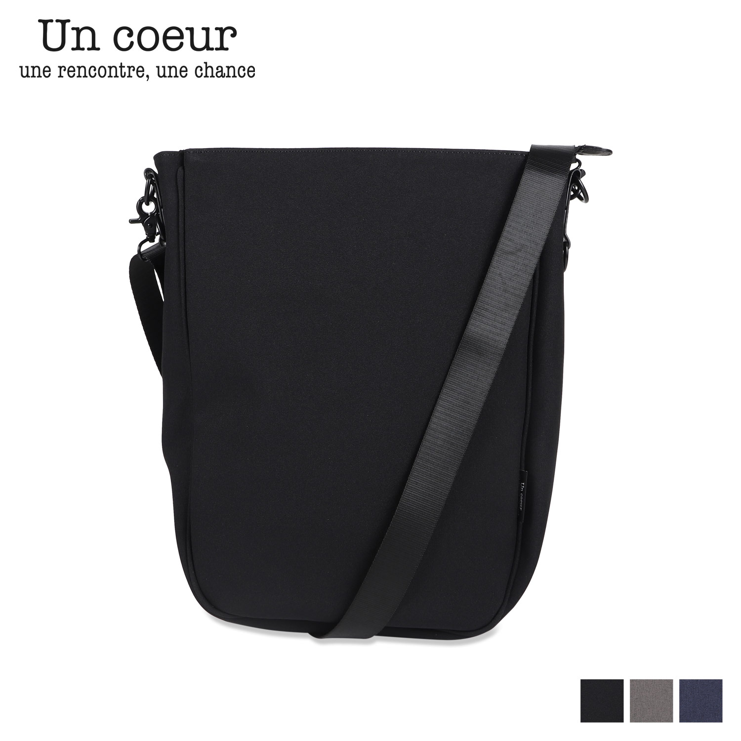 【最大1000円OFFクーポン】 Un coeur TORO 2 アンクール バッグ ショルダーバッグ メンズ レディース 12L 斜め掛け 撥水 ブラック グレー ネイビー 黒 K902094｜Findoriy 7,315円