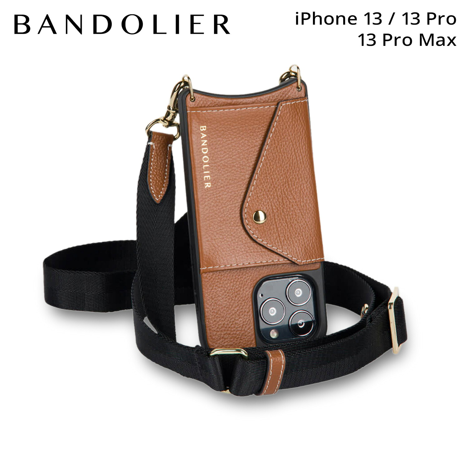 【最大1000円OFFクーポン】 BANDOLIER LAUREN SIDE SLOT SIENNA バンドリヤー iPhone 13 13Pro iPhone 13 Pro Max ケース スマホケース 携帯 ショルダー アイフォン メンズ レディース ブラウン 14LAU|Findoriy