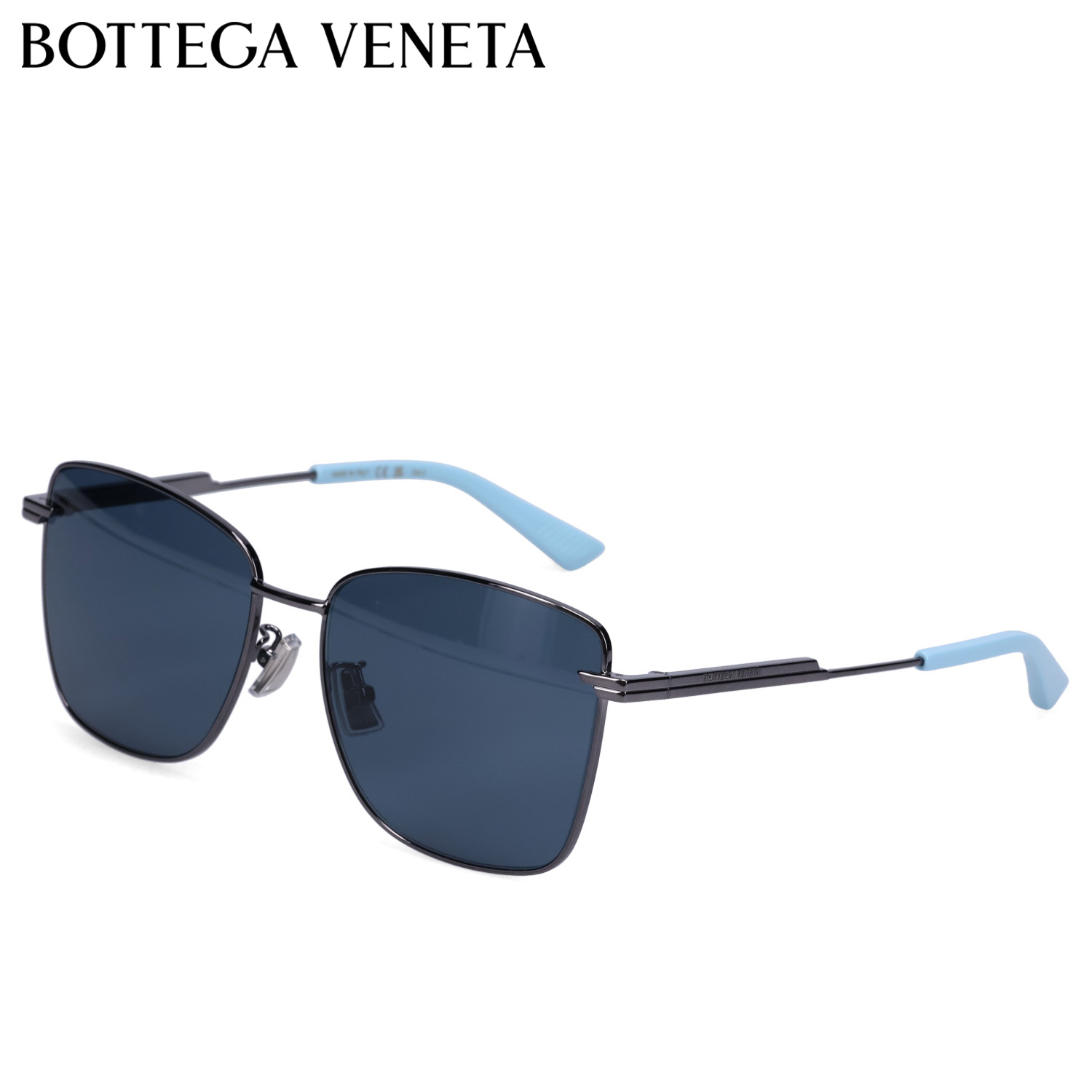 【最大1000円OFFクーポン発行中】 BOTTEGA VENETA SUNGLASSES ボッテガヴェネタ サングラス アイウェア メンズ レディース アジアンフィット UVカット スクエア ブラウン BV1237S-004｜Findoriy