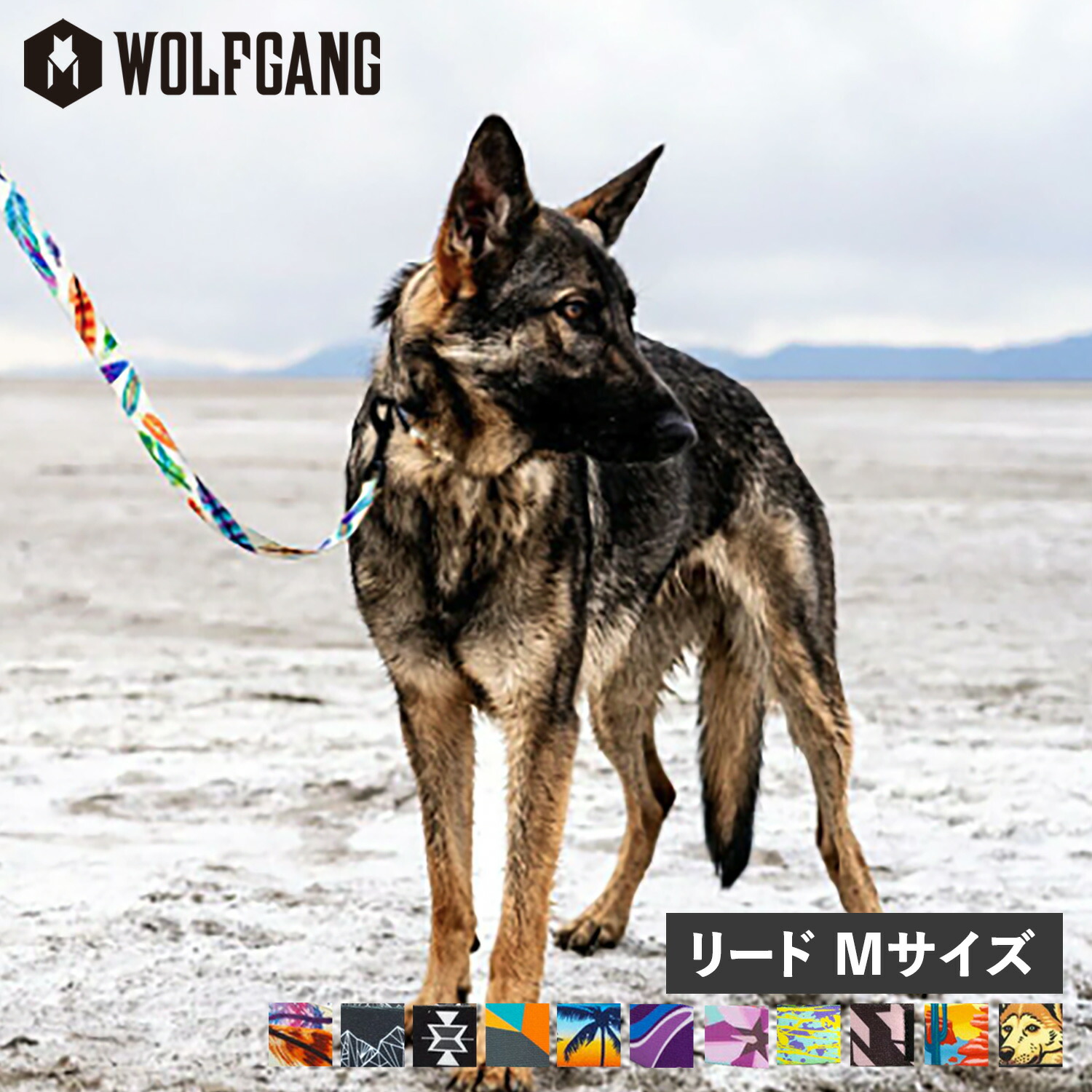 WOLFGANG LEASH ウルフギャング リード 中型犬 大型犬用 Mサイズ リーシュ