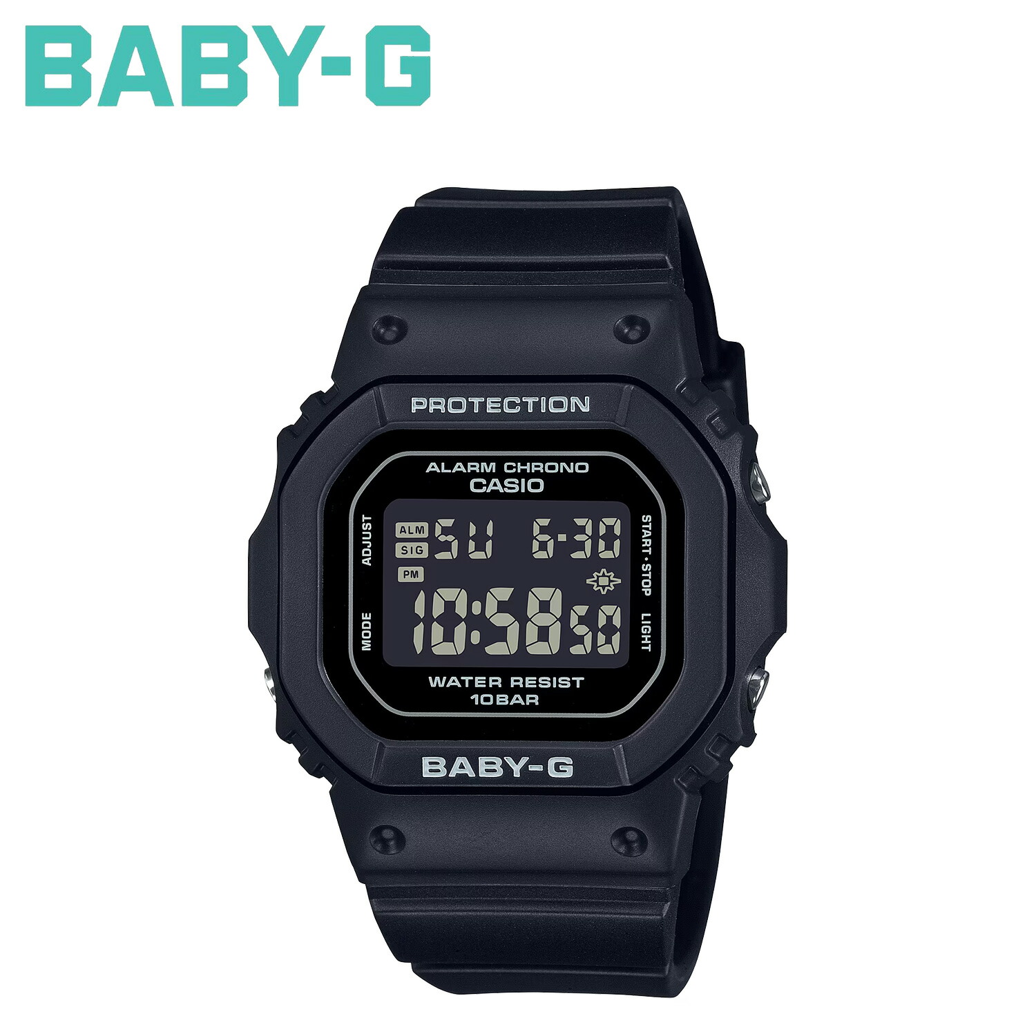 カシオ BABY-G CASIO 腕時計 BGD-565U-1JF 防水 ベビーG ベイビーG レディース ブラック 黒 母の日