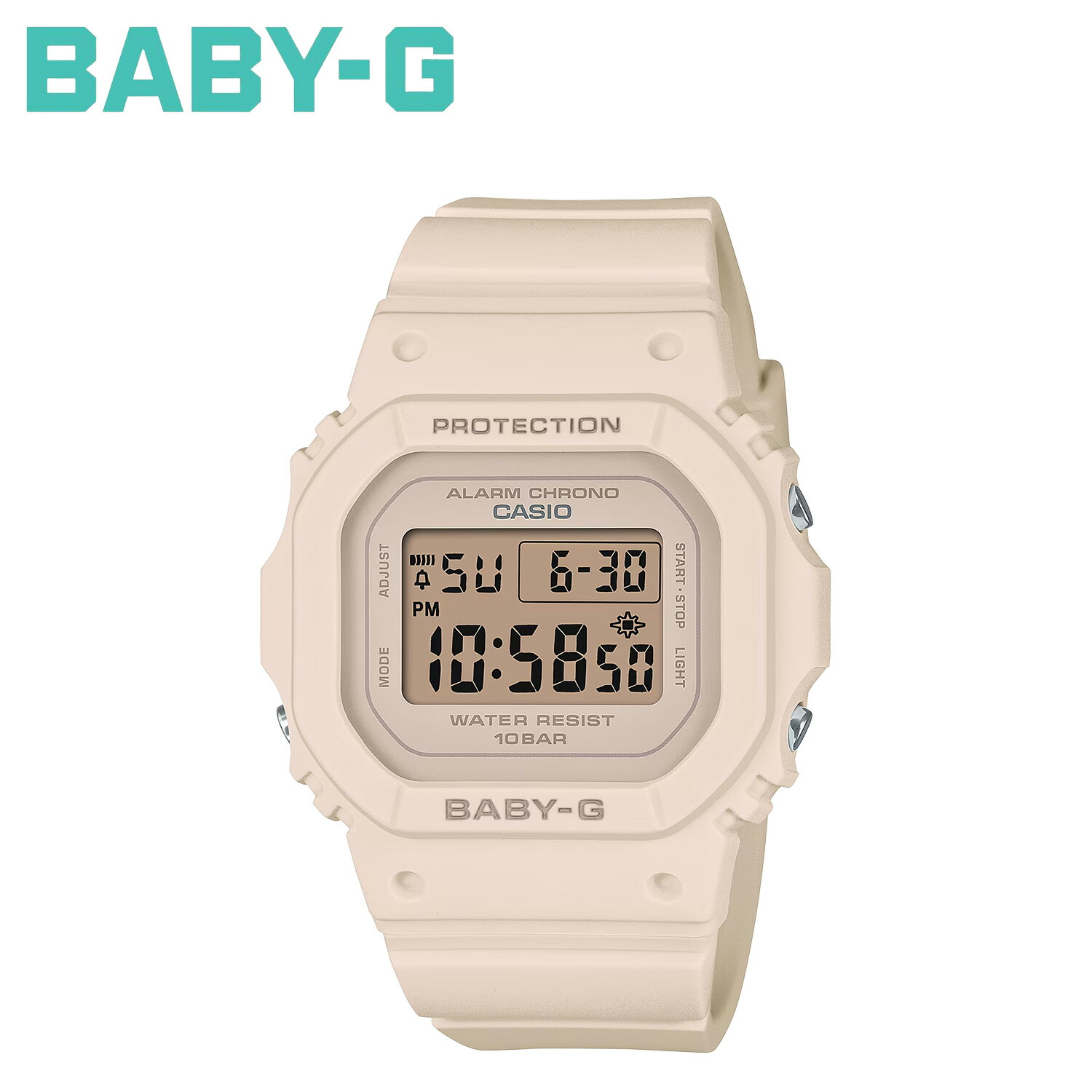 【新品/BABY-G/小型薄型化】CASIO BGD-565U-7JF ホワイト BGD565-7 | BABY-G Women's All White Watch | CASIO
