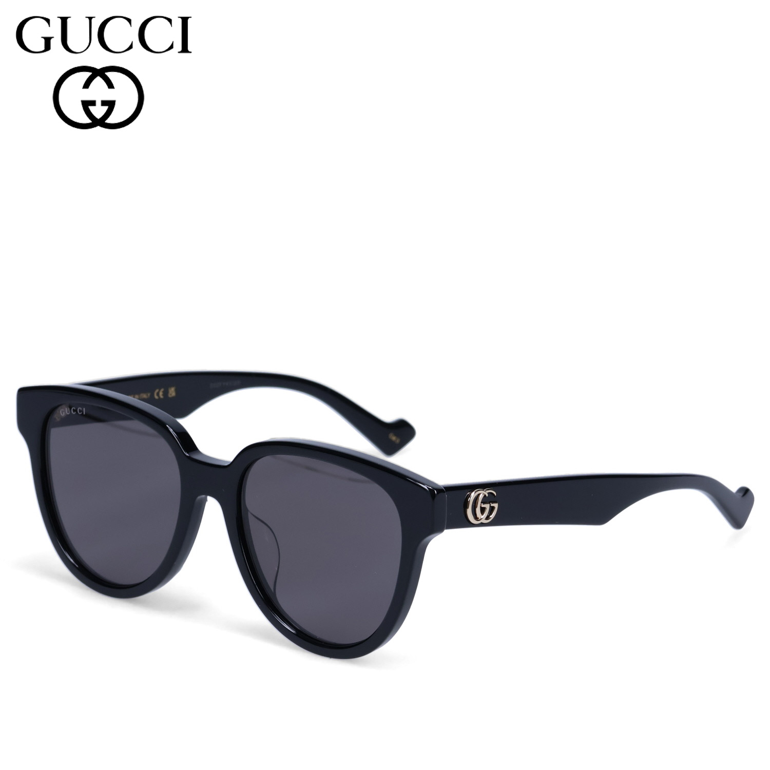 GUCCI SUNGLASSES グッチ サングラス メンズ レディース アジアンフィット UVカット ケース付 ブラック 黒 GG0960SA-002 母の日