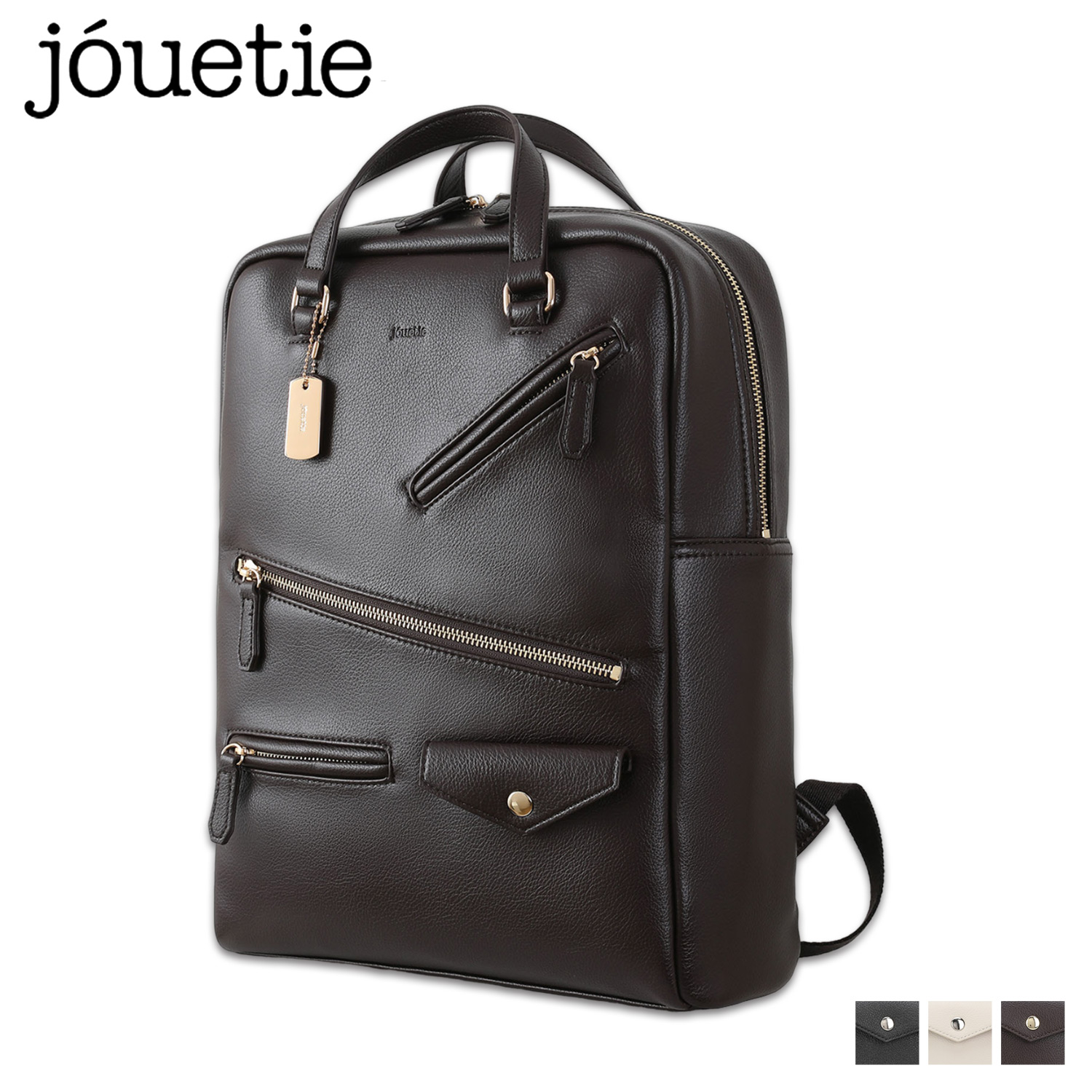 ジュエティ jouetie リュック バッグ バックパック ライダース レディース RUCKSACK ブラック アイボリー ダーク ブラウン 黒 81390B jte-iii-81390b_x.jpg