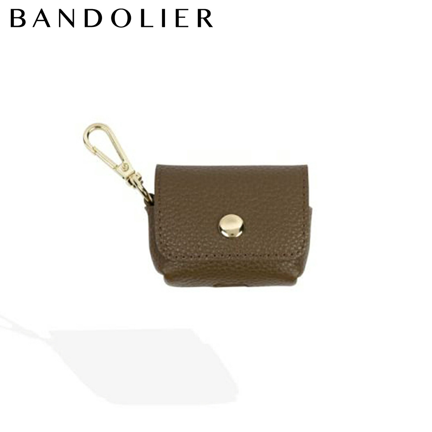 BANDOLIER AirPods Pro POUCH FOREST BROWN バンドリヤー AirPods Proケース カバー エアーポッズ プロ ポーチ エアポッドプロ ポーチ フォレストブラウン メンズ レディース ブラウン 46AVE 母の日