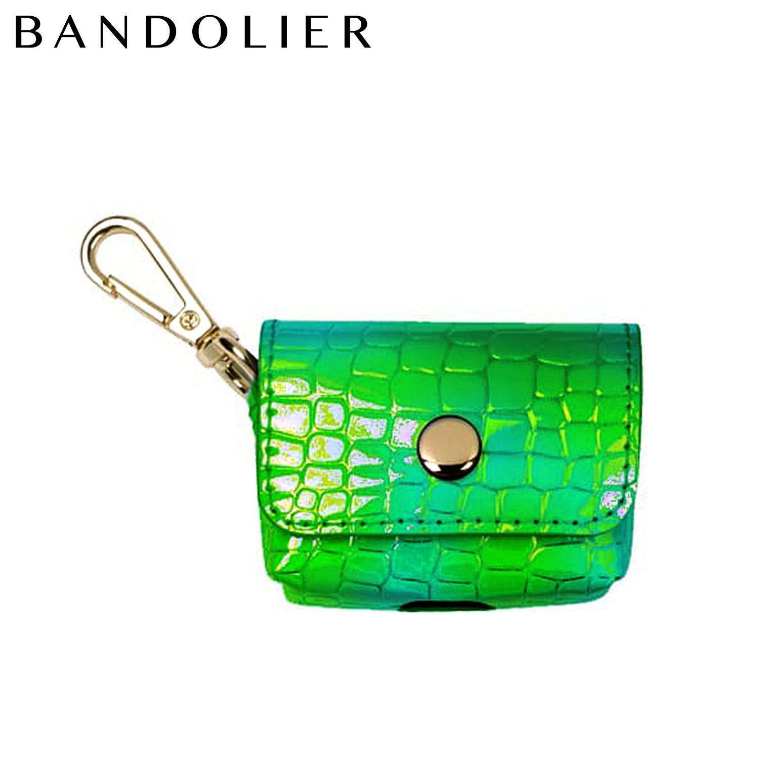 BANDOLIER POUCH BLUE GREEN バンドリヤー AirPods Pro ポーチ スマホ 携帯 エアーポッズ プロ エアポッドプロ ポーチ メンズ レディース ブルーグリーン 46AVE 母の日