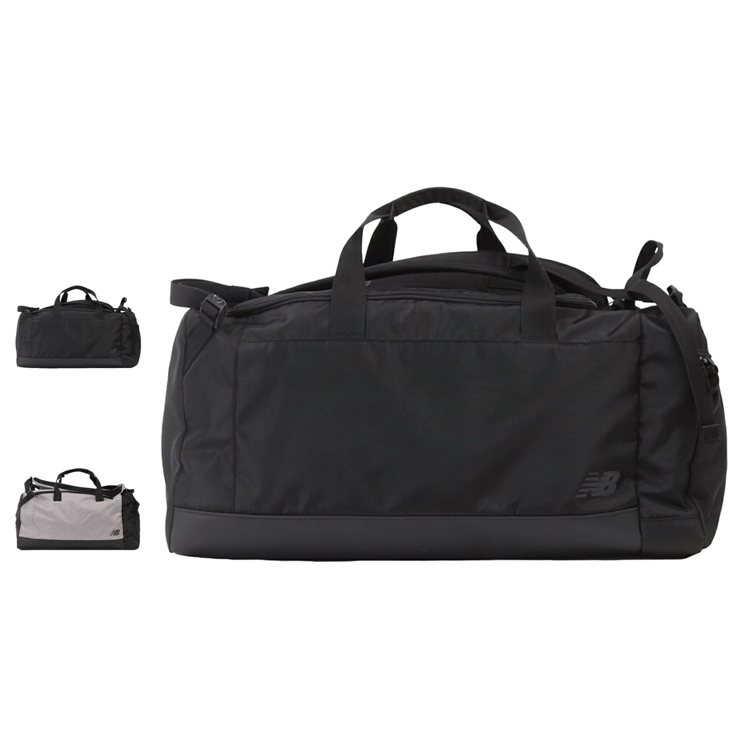 new balance BOSTONBAG ニューバランス ボストンバッグ リュック バッグ バックパック メンズ レディース 50L 軽量 大容量 ブラック グレー 黒 LAB45701 母の日