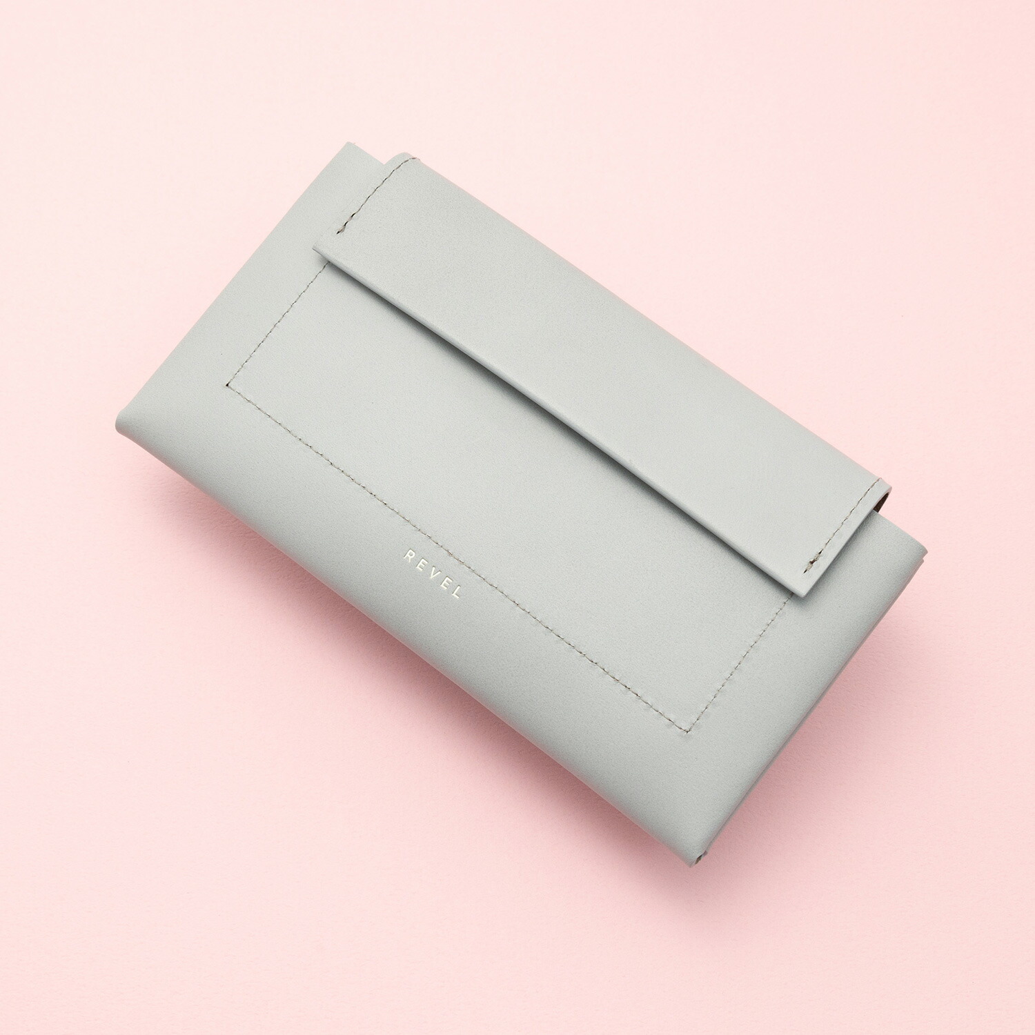 REVEL LONG WALLET レヴェル 財布 長財布 メンズ レディース 本革 薄型 ホワイト 白 R604