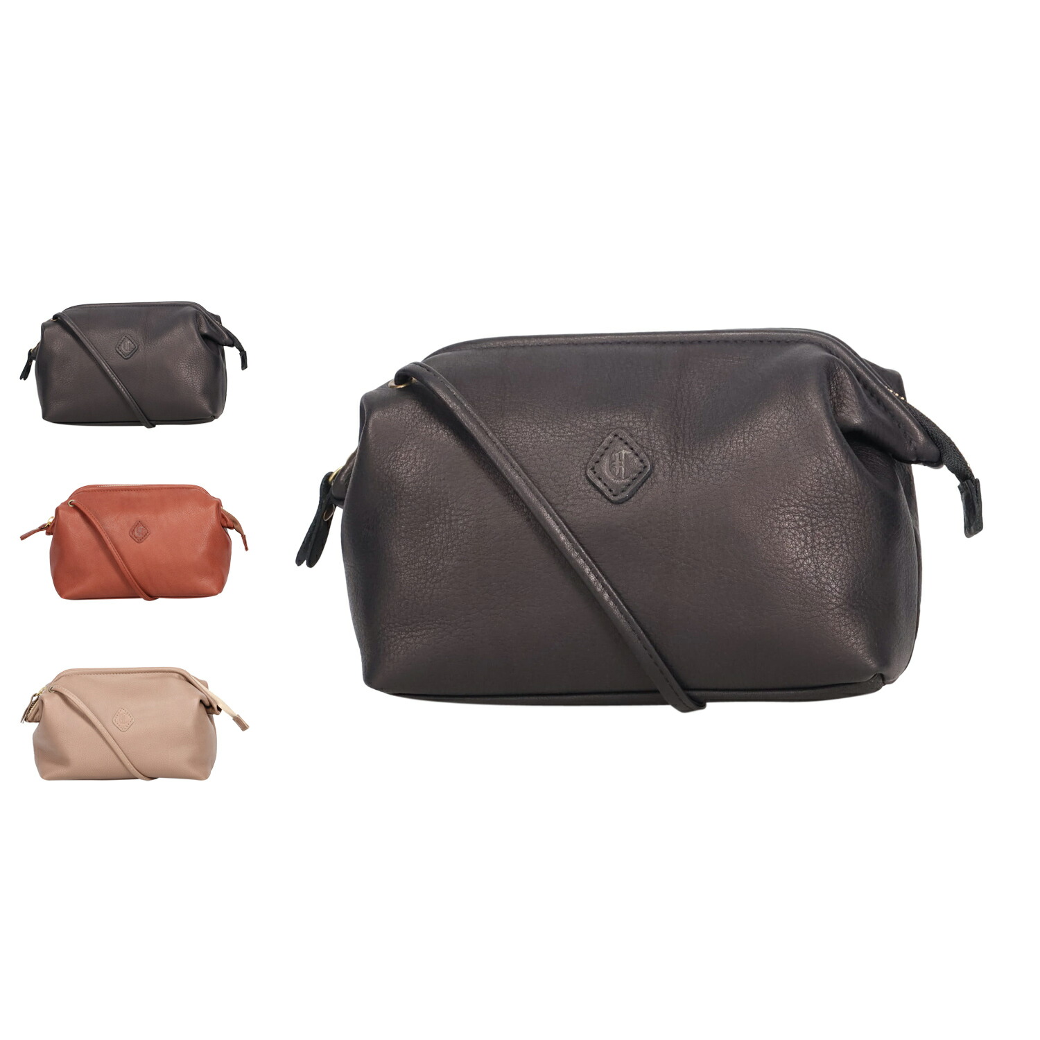 CLEDRAN TANTE PURSE SHOULDER クレドラン バッグ ショルダーバッグ レディース 本革 牛革 日本製 斜めがけ 軽量 コンパクト ブラック ブラウン ベージュ 黒 CL3542 母の日