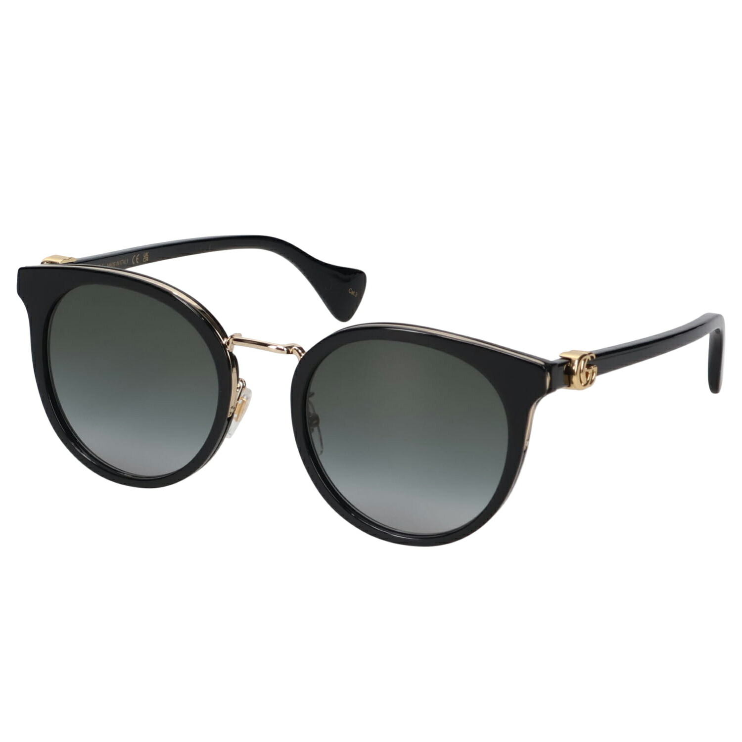 GUCCI SUNGLASSES グッチ サングラス メンズ レディース アジアンフィット UVカット 紫外線対策 ブラック 黒 GG1181SK 母の日
