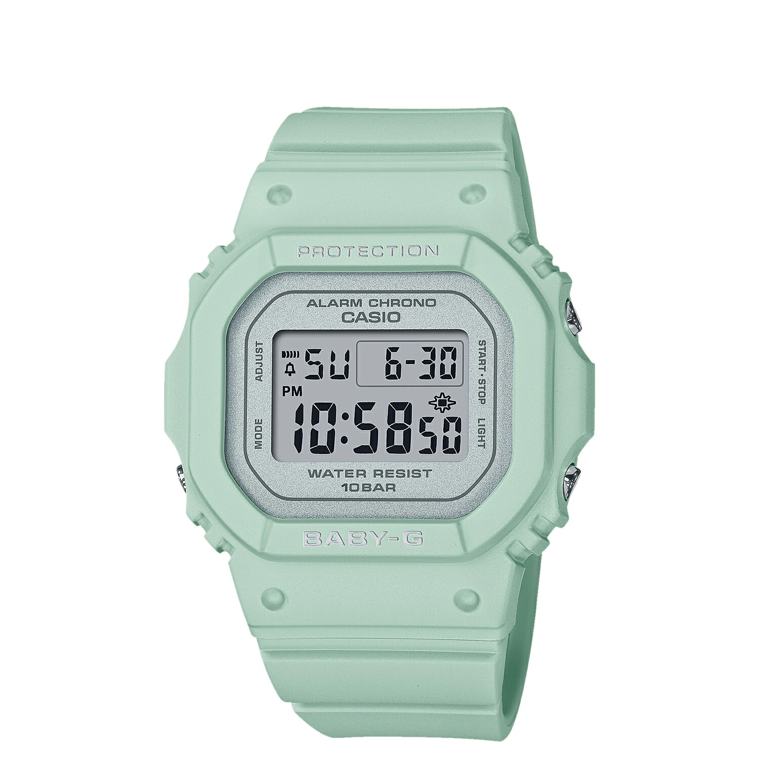 【最大1000円OFFクーポン】 CASIO BABY-G カシオ 腕時計 BGD-565SC-3JF BGD-565 SERIES 防水 ベビーG ベイビーG レディース グリーン｜Findoriy