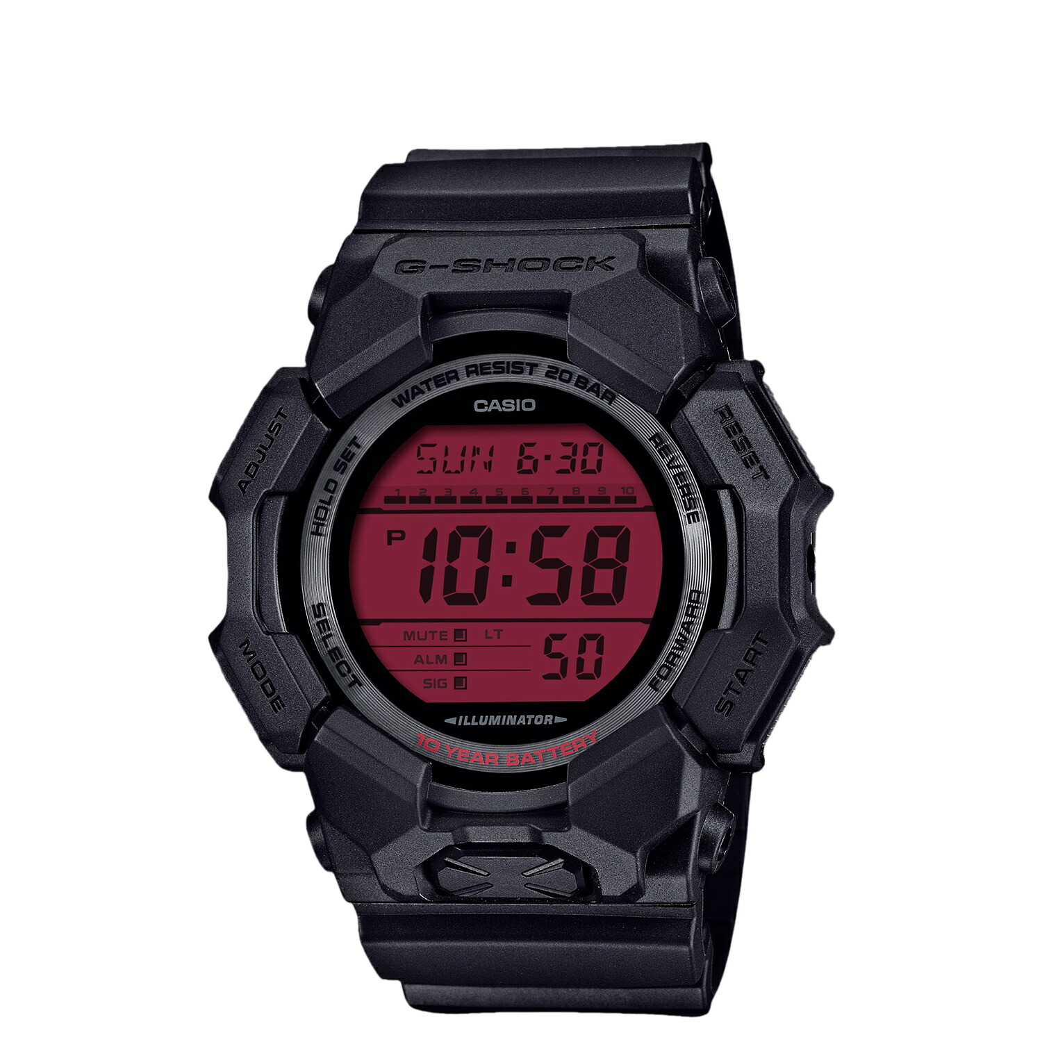 【最大1000円OFFクーポン】 CASIO G-SHOCK カシオ 腕時計 GD-010BBR-1JF GD-010 SERIES 防水 ジーショック Gショック G-ショック メンズ レディース ブラック 黒|Findoriy