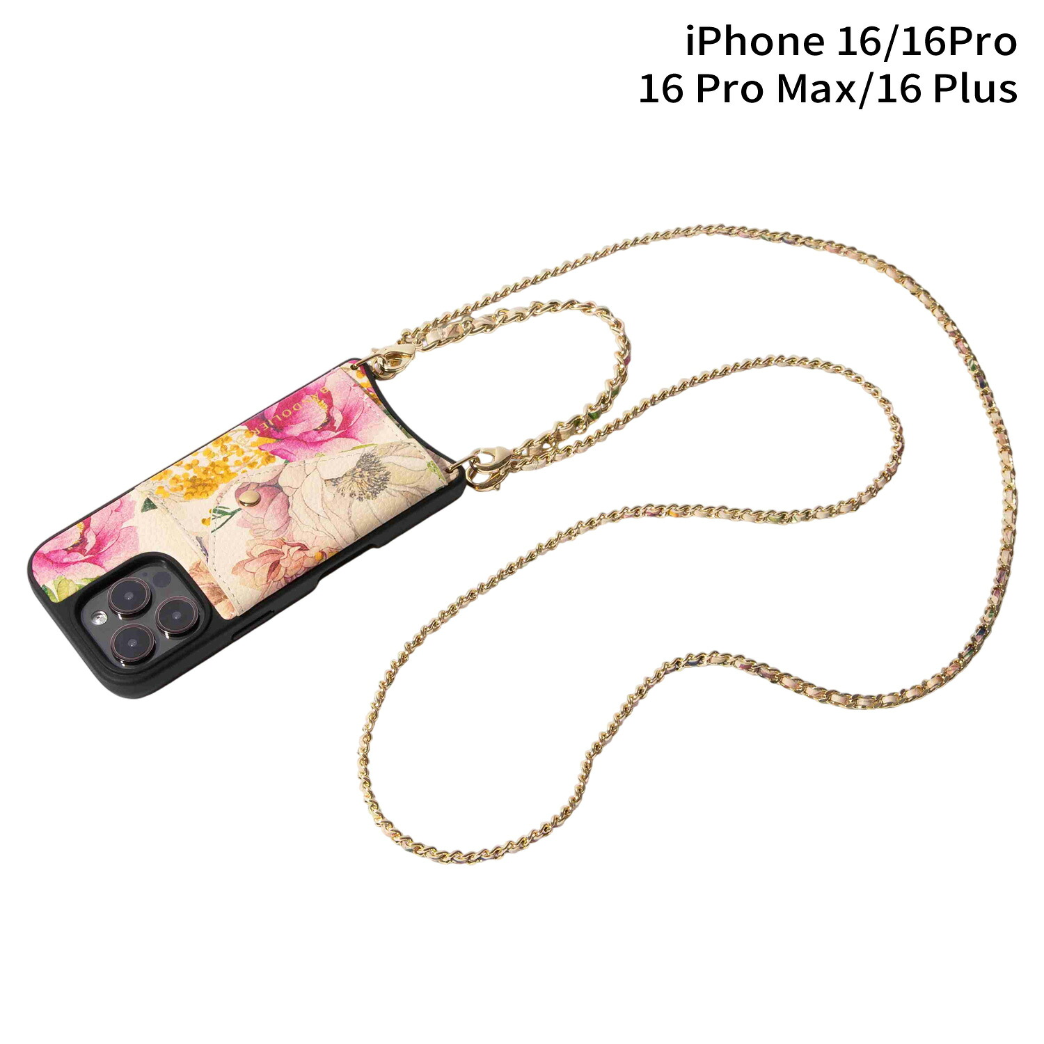 BANDOLIER LILY SET CECI FLORAL IVORY バンドリヤー スマホショルダー スマホケース iphone16 16pro 16proMax アイフォン リリー セット セシ アイボリー メンズ レディース アイボリー 14LIL 母の日