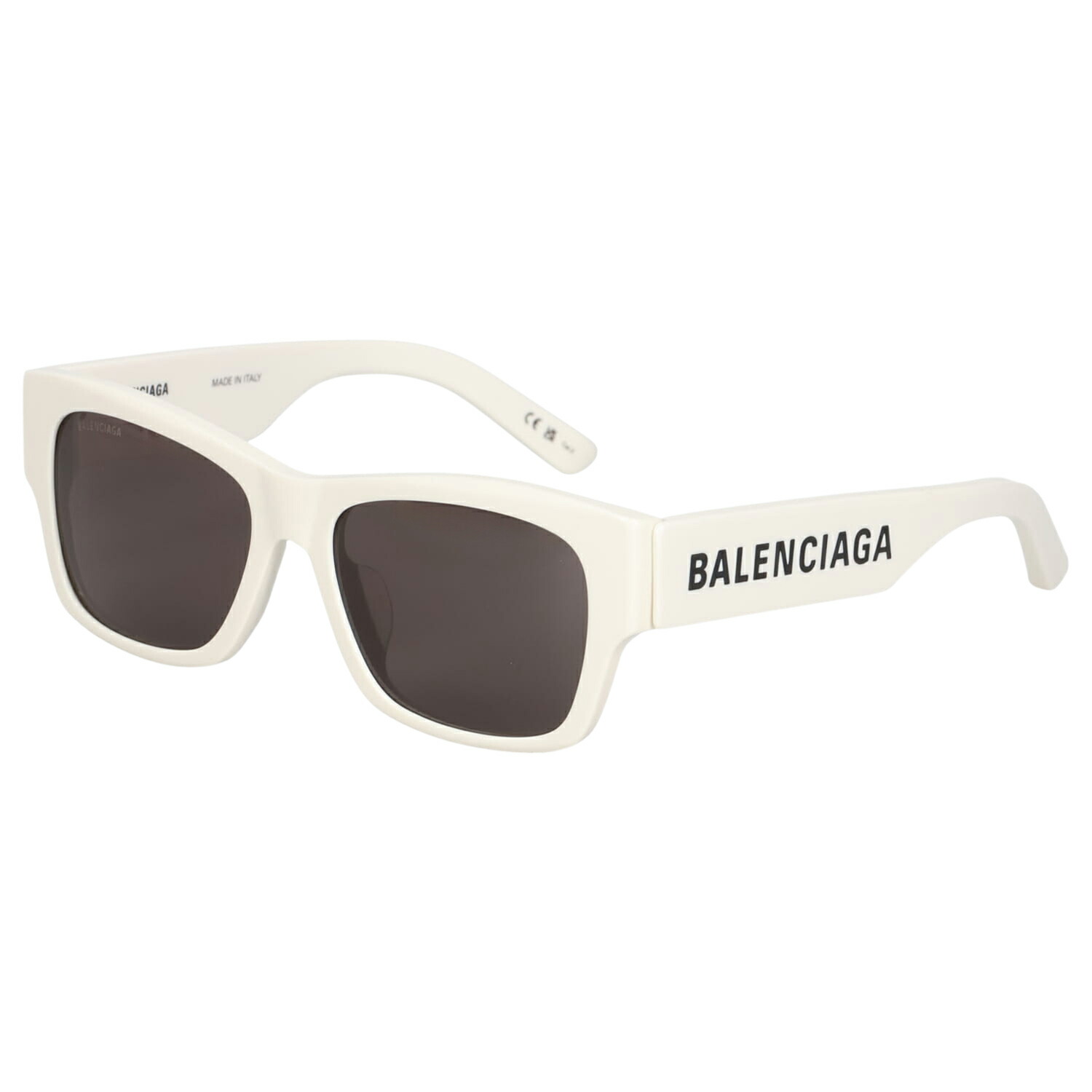 BALENCIAGA SUNGLASSES バレンシアガ サングラス メンズ レディース UVカット アジアンフィット ホワイト 白 BB0262SA-003 母の日
