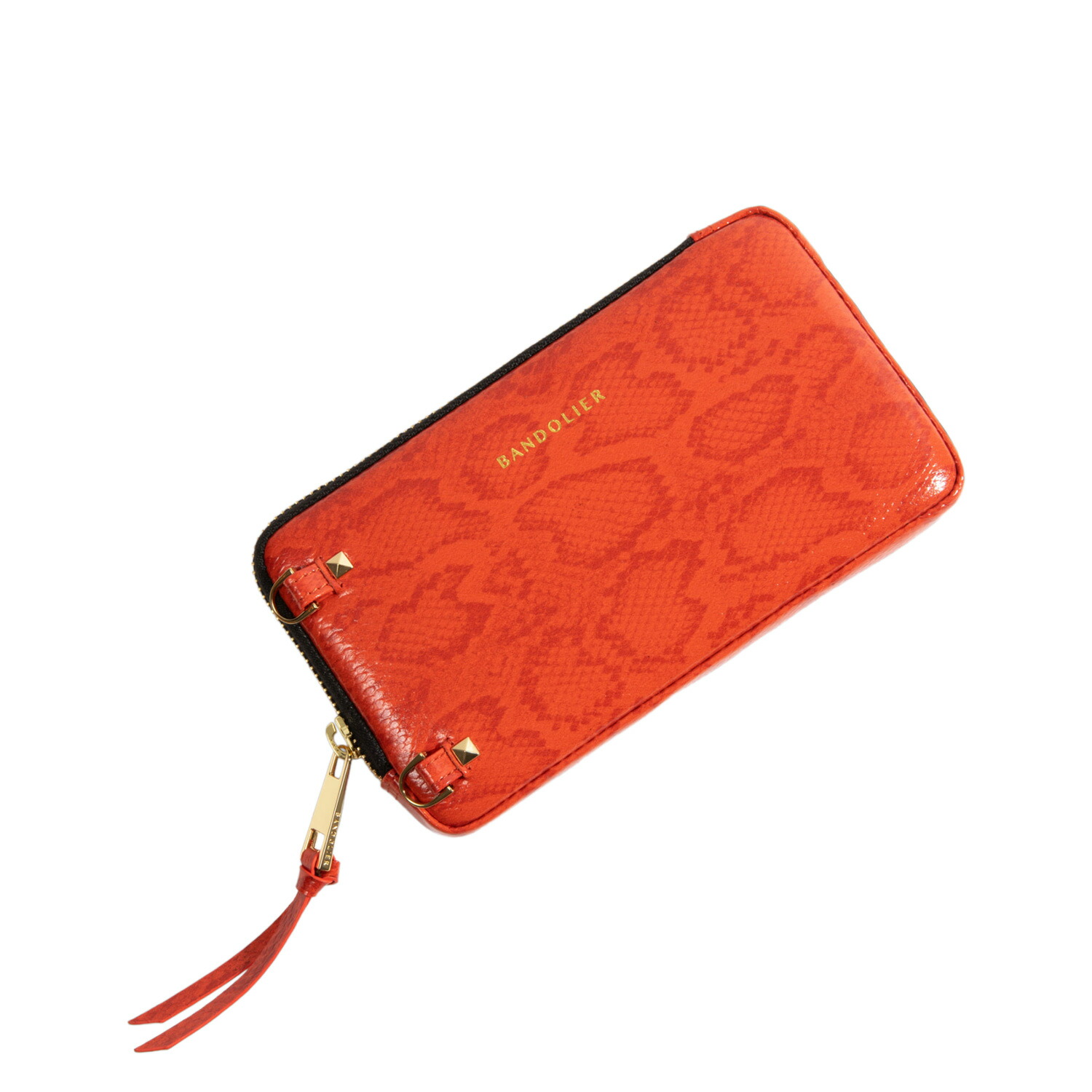 【最大1000円OFFクーポン】 BANDOLIER EXPANDED POUCH SNAKE ORANGE バンドリヤー ポーチ 小物入れ スマホ スマートフォン 小さめ 財布 代わり エキスパンデッド ポーチ スネーク オレンジ メンズ レディース オレンジ 21GRA｜Findoriy