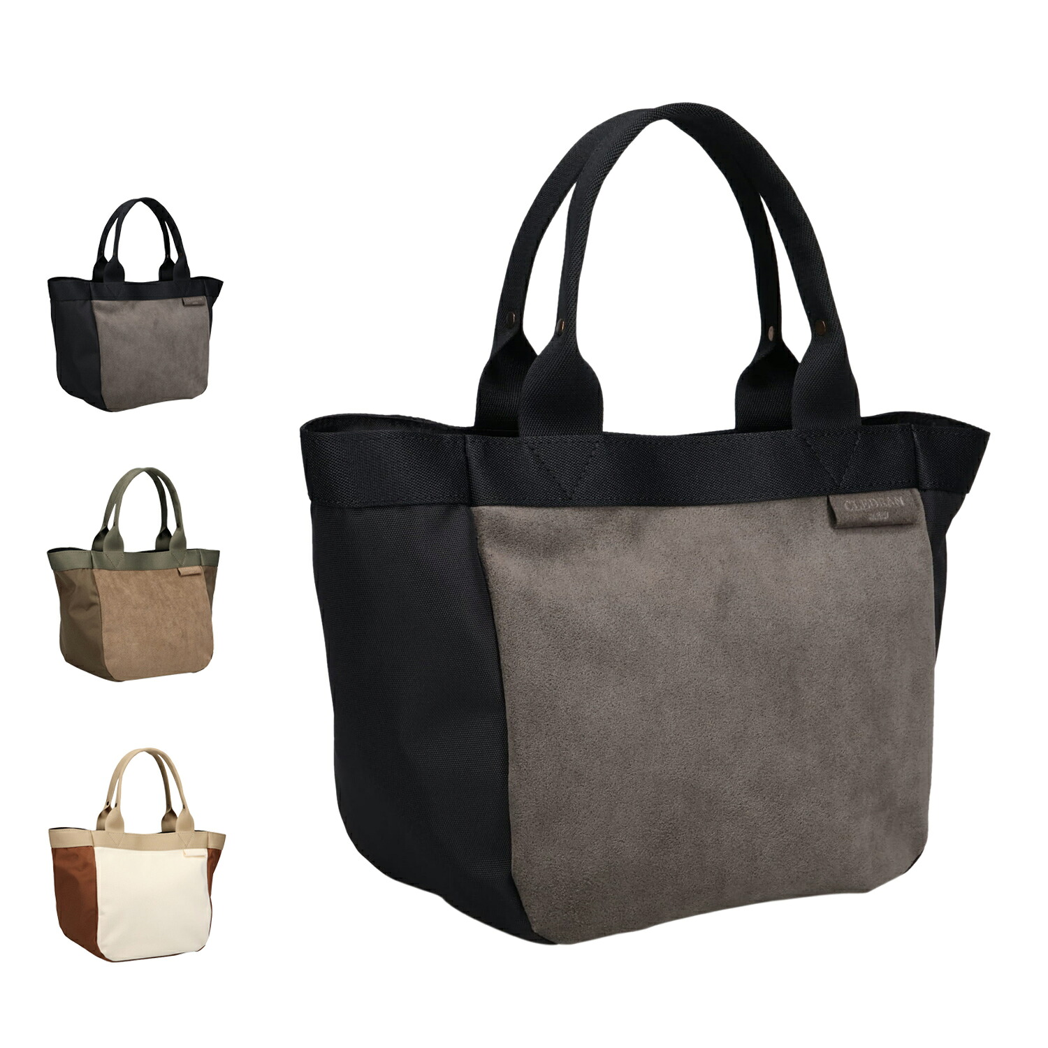 CLEDRAN LANG COMBI TOTE クレドラン バッグ トートバッグ メンズ レディース 人工スエード 軽量 撥水 日本製 ブラック グリーン ブラウン 黒 CL3871