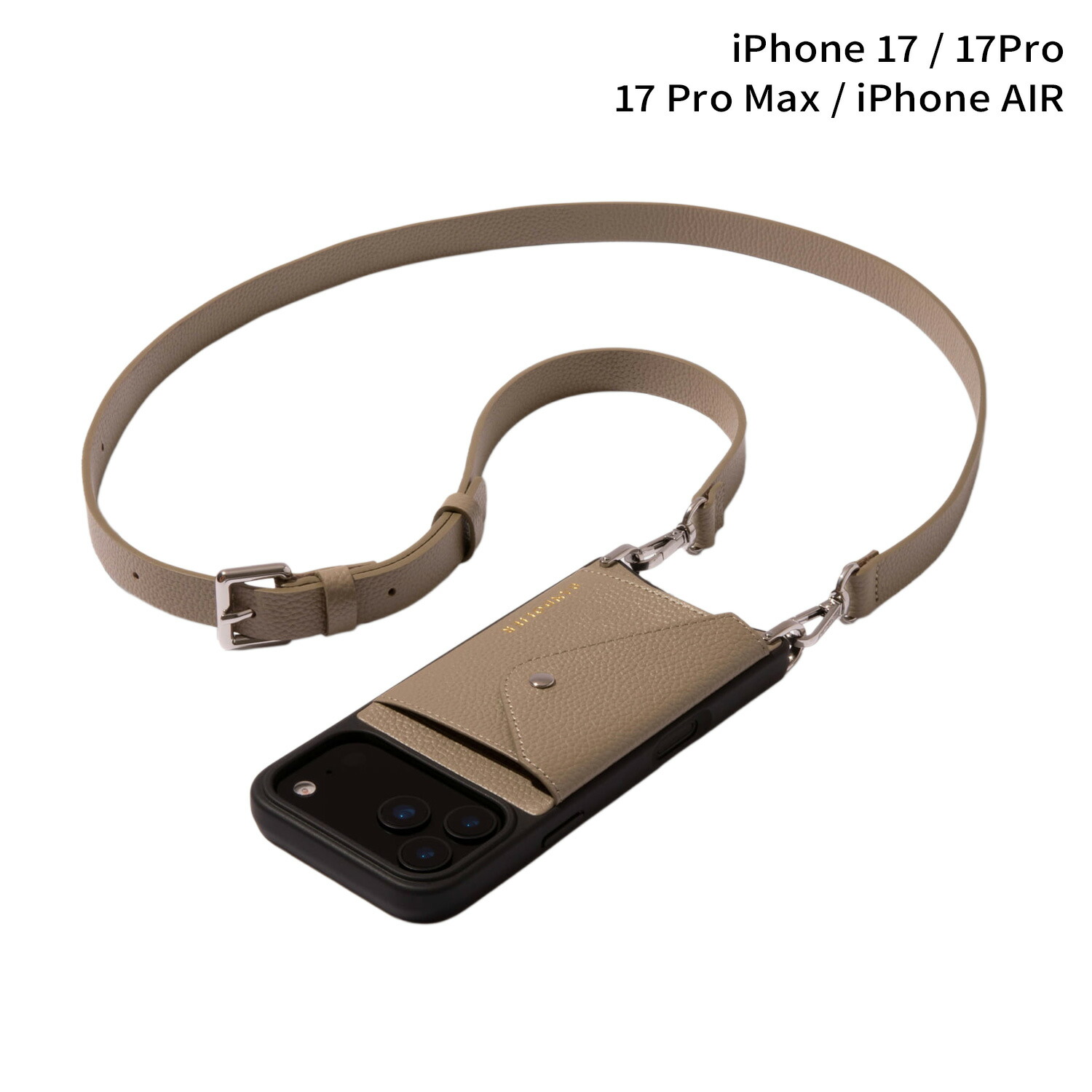 BANDOLIER HAILEY SIDE SLOT GREIGE バンドリヤー スマホショルダー iPhone17 17Pro 17Pro Max iPhone Air スマホケース アイフォン ヘイリー サイドスロット グレージュ メンズ レディース ベージュ 14HAI 母の日