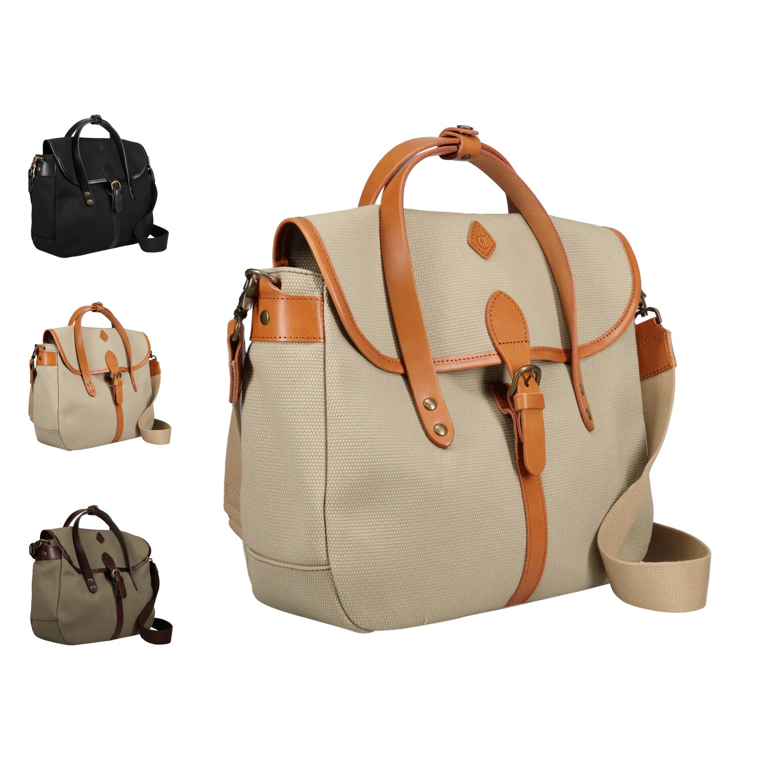 CLEDRAN GRAN 2WAY BAG クレドラン バッグ ショルダーバッグ トートバッグ メンズ レディース 大容量 丈夫 斜めがけ ブラック ベージュ カーキ 黒 CL-3755 母の日 15,048円