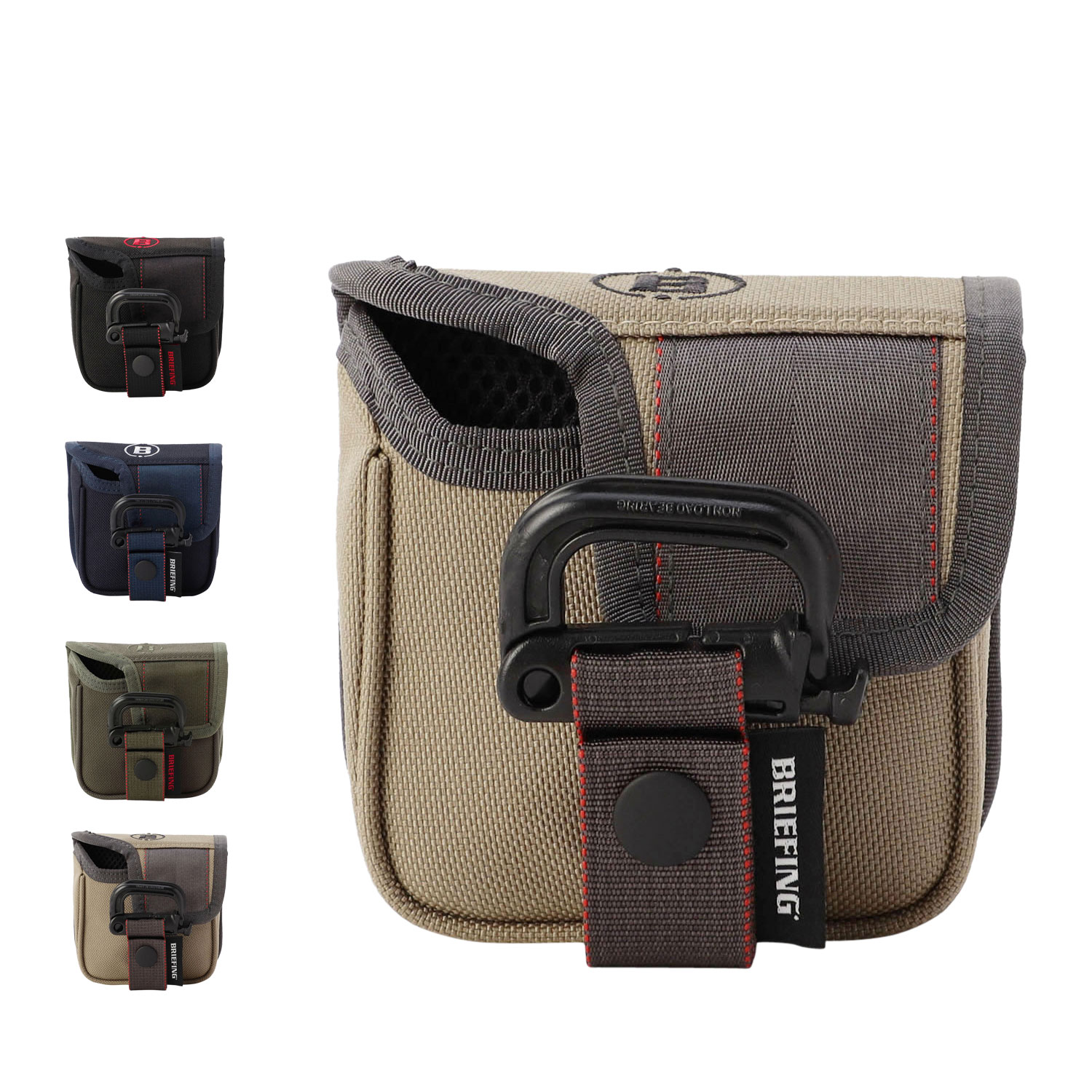 BRIEFING GOLF MULTI MALLET PUTTER COVER STD ブリーフィング ゴルフ ゴルフヘッドカバー パター用カバー メンズ レディース 撥水 耐久 耐摩耗 ブラック ネイビー グリーン ブラウン 黒 BRG253G23