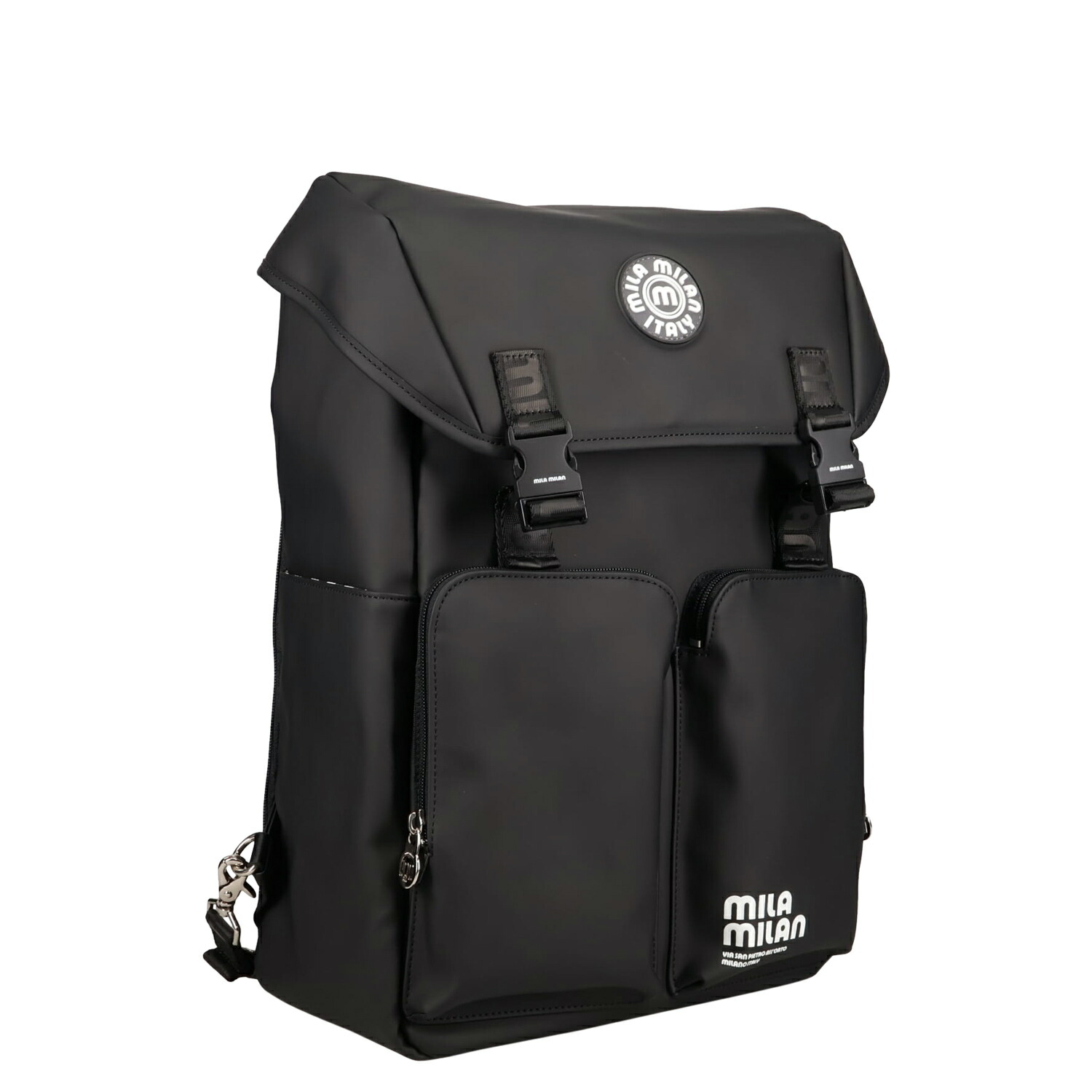 mila milan VESPA BACKPACK ミラ・ミラン バッグ リュック バックパック メンズ レディース 軽量 撥水 ブラック 黒 245711