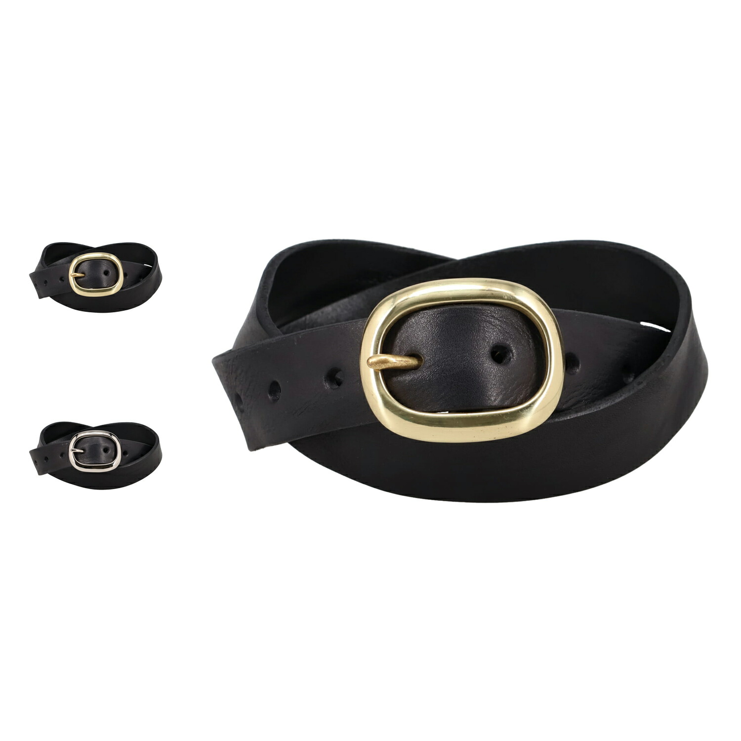 MASTER&Co. DAYTONA LEATHER BELT マスターアンドコー ベルト レザーベルト レディース 本革 ブラック 黒 MC1589 母の日