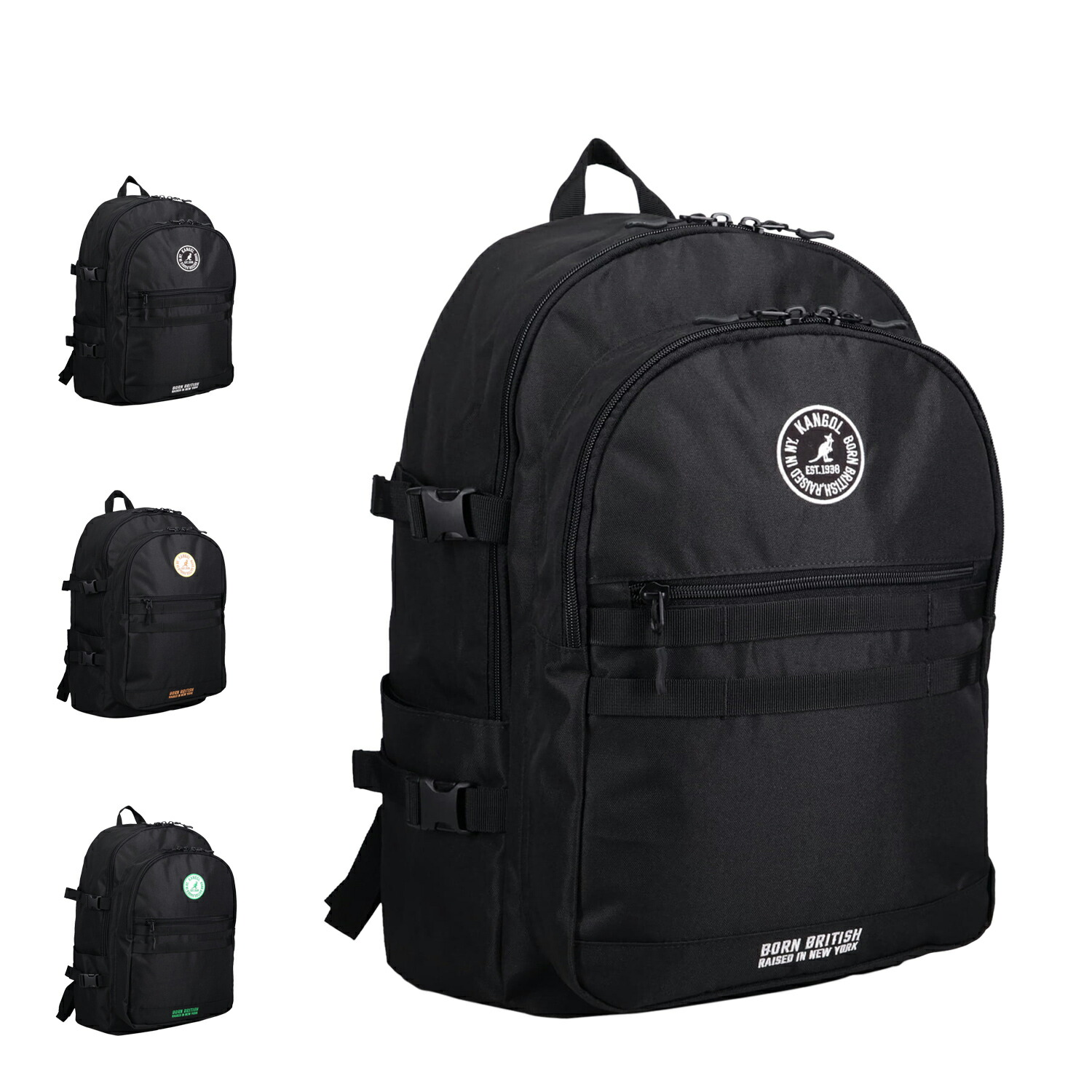 KANGOL CLEAR BACKPACK カンゴール リュック バッグ バックパック メンズ レディース 35L 大容量 軽量 B4 ブラック ブラウン グリーン 黒 250-1710 母の日