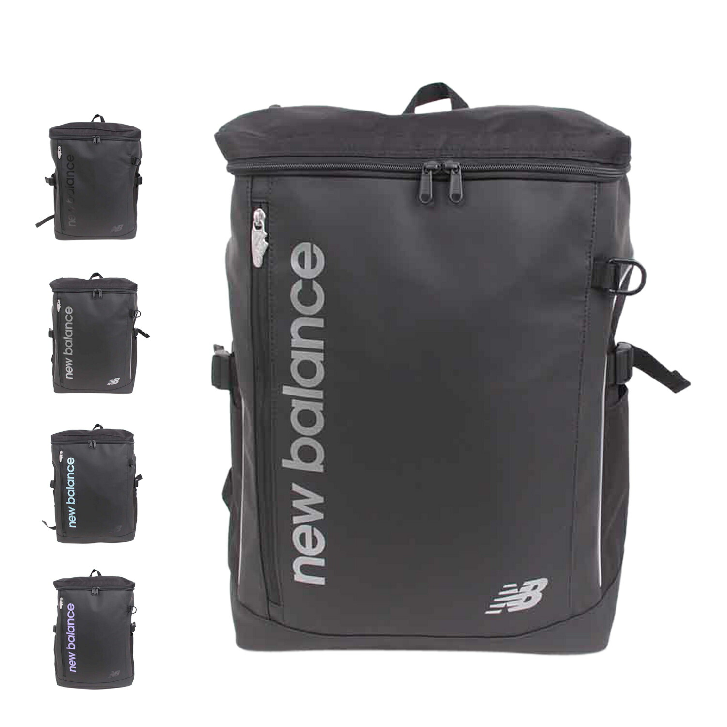 new balance BOX BACKPACK ニューバランス リュック バッグ バックパック メンズ レディース 32L 通勤 通学 軽量 ブラック グレー ブルー パープル 黒 AC3545H 母の日