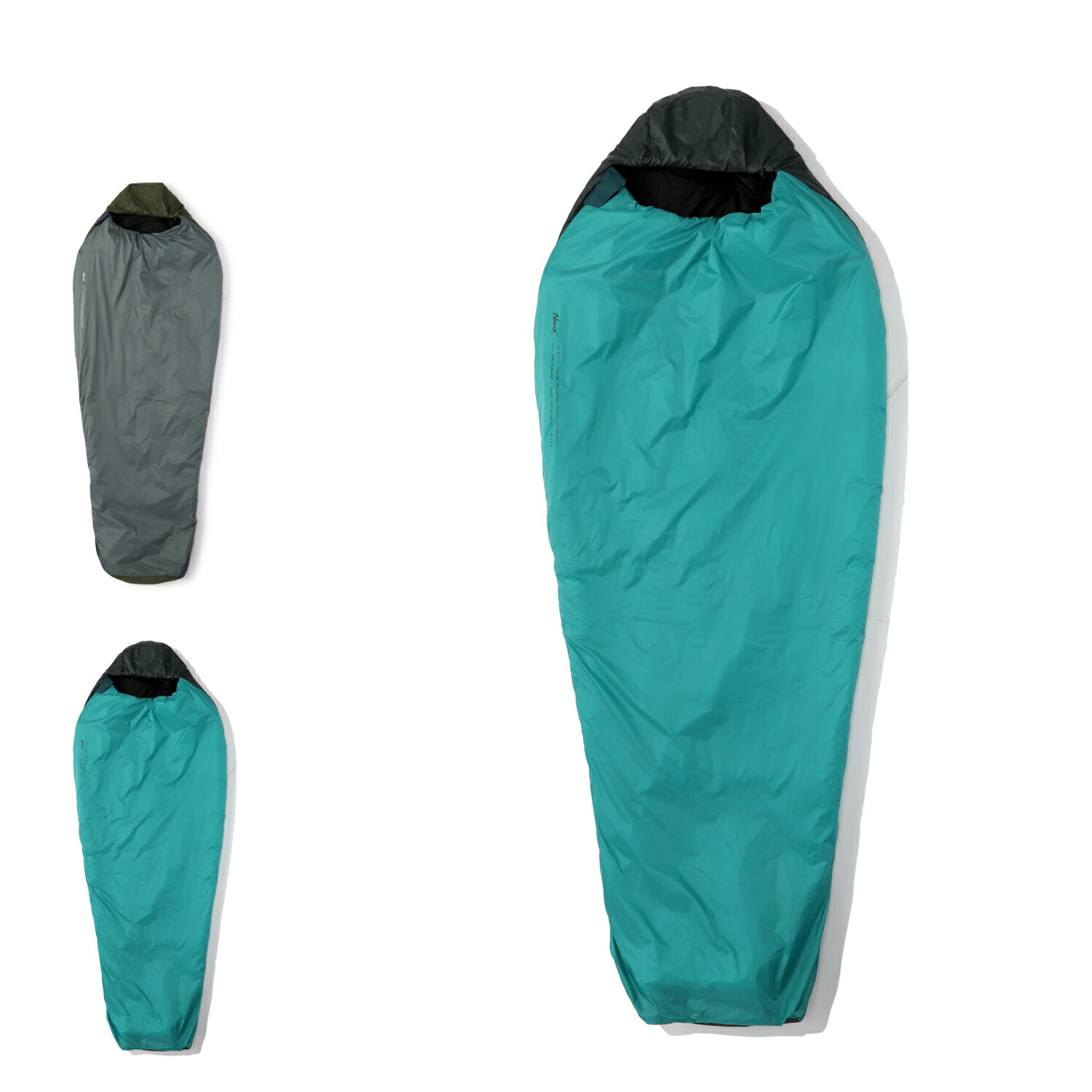 NANGA ZZZ BAG 10 ナンガ 寝袋 シュラフ ねぶくろ メンズ レディース マミー型 コンパクト 撥水 ネイビー グリーン N2600-2C091E