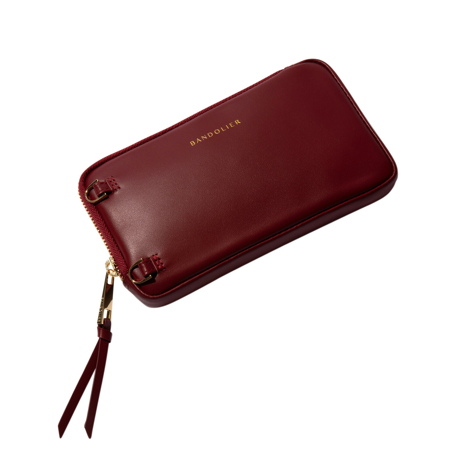 BANDOLIER EXPANDED POUCH CRANBERRY バンドリヤー ポーチ スマホ 携帯 エクスパンデッドポーチ クランベリー メンズ レディース レッド 21GRA|Findoriy