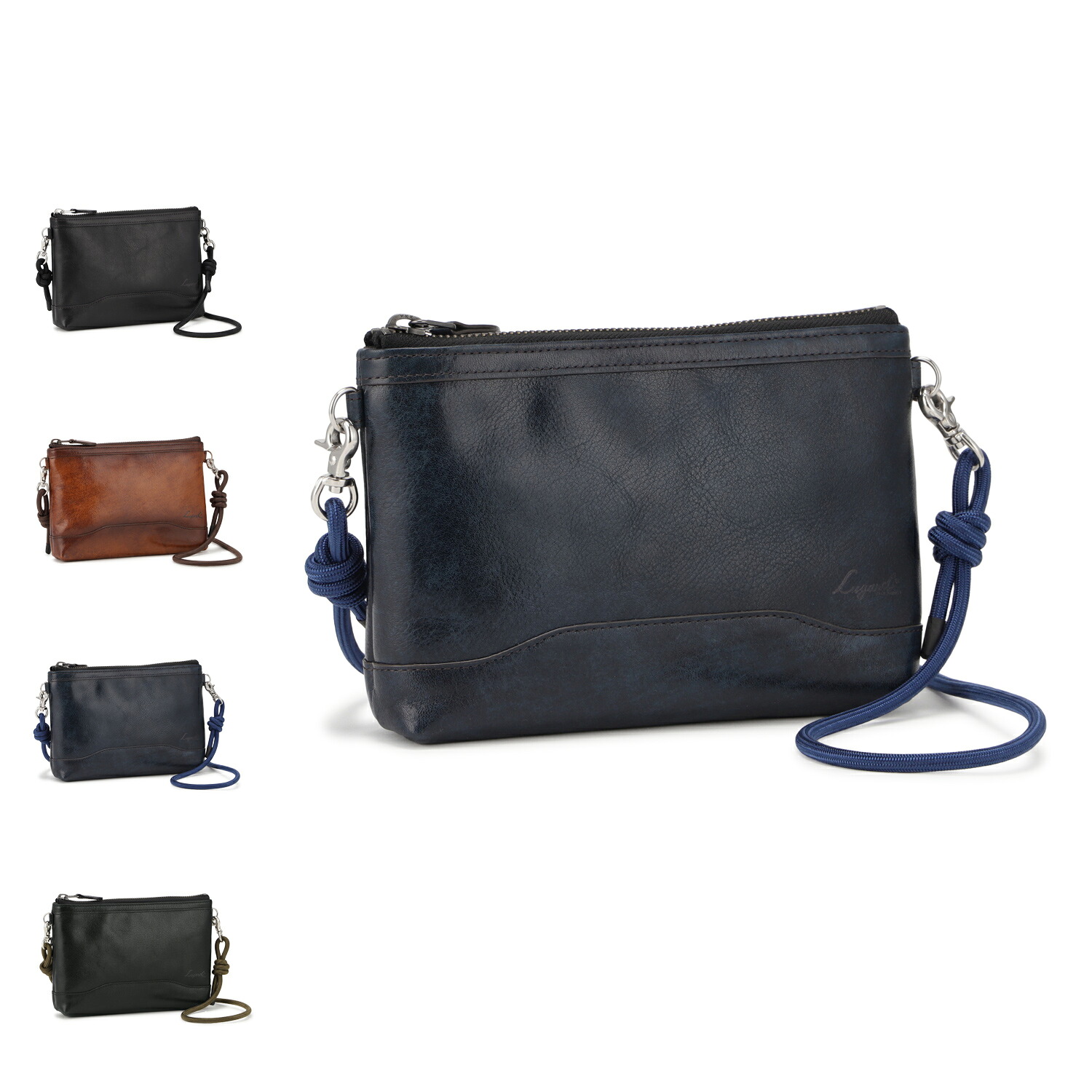 【最大1000円OFFクーポン】 Lugard ラガード バッグ ショルダーバッグ サコッシュ ループ メンズ レディース 斜めがけ 軽量 ブラック ブラウン ダーク ブルー ダーク グリーン 黒 5182｜Findoriy