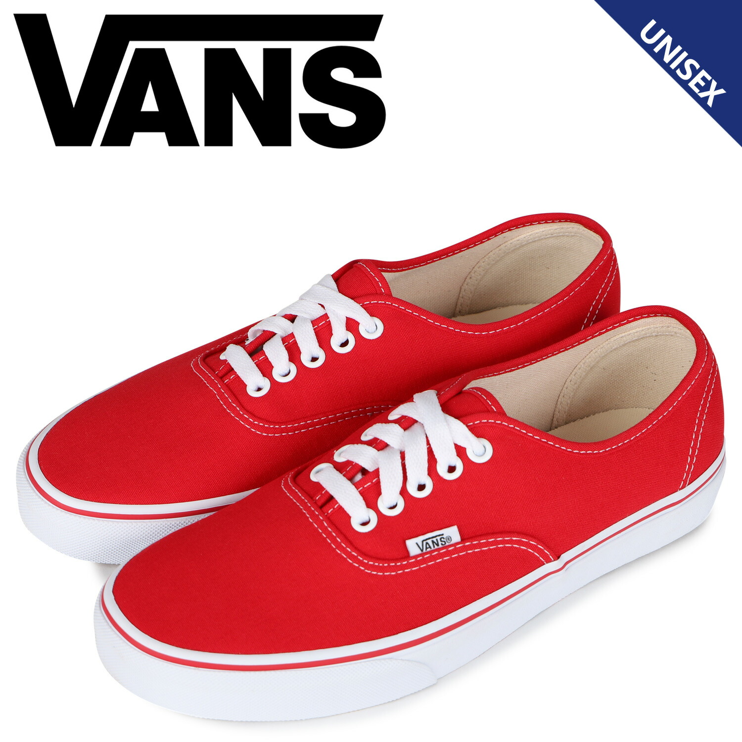 [VANS] スニーカー オーセンティック ウェーブウォッシュレッド VANS バンズ スニーカー AUTHENTIC WAVE WASHED RED VN000BW5CJH