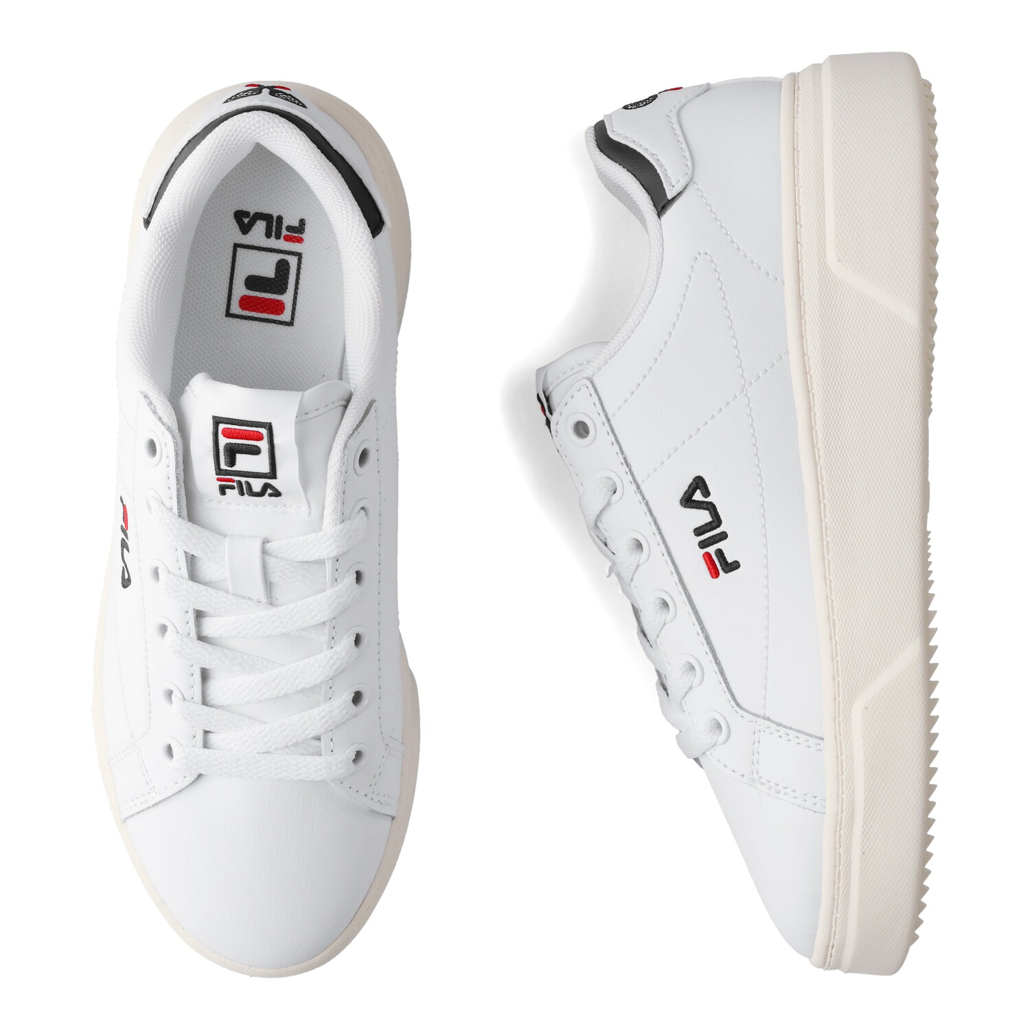 【訳あり】FILA COURT PLUMPY FEATHERY フィラ コート プランピー フェザリー スニーカー レディース ホワイト白 UFW24054 【返品不可】 母の日