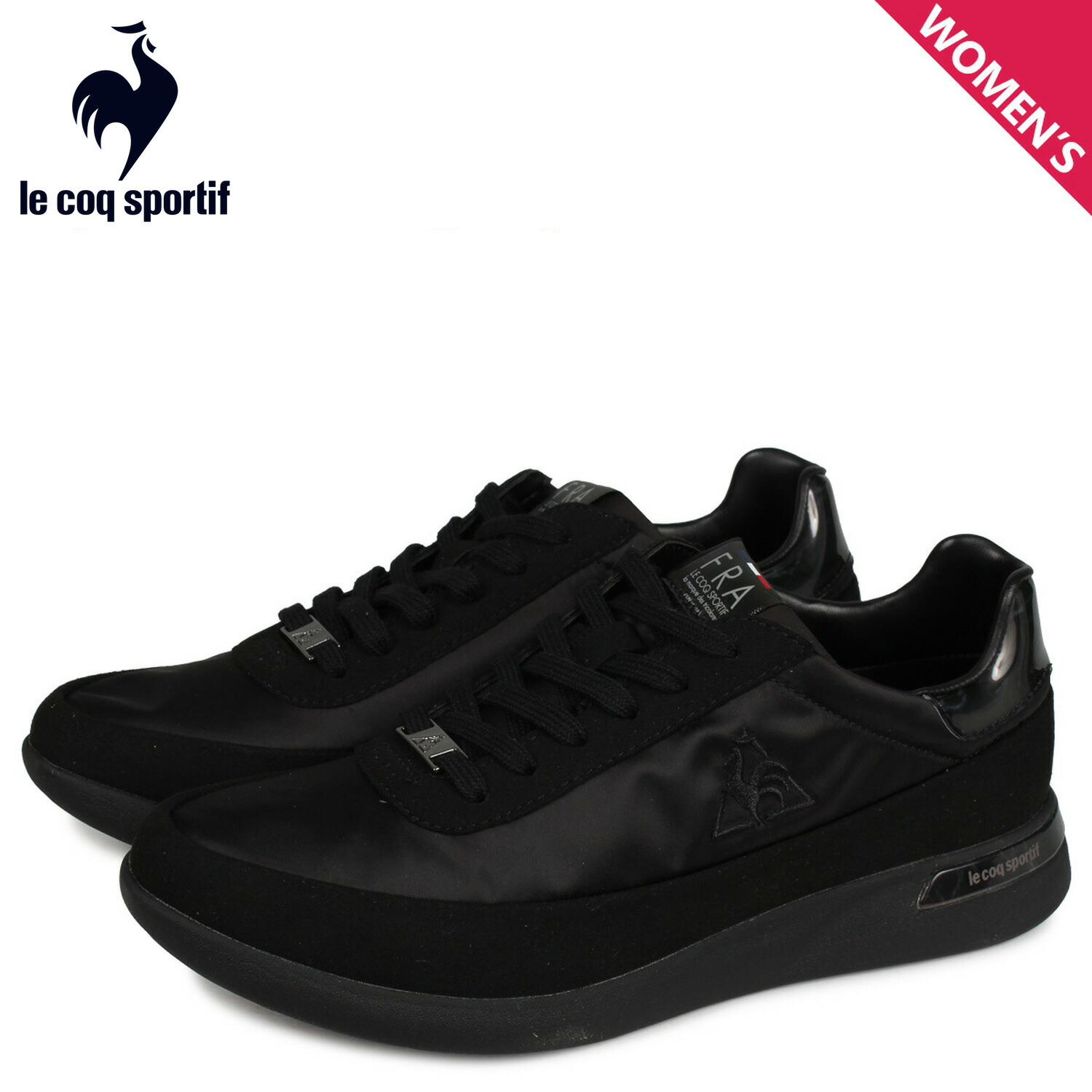 Le Coq Sportif La Sevres ルコック スポルティフ セーヴル スニーカー レディース ブラック 黒 Ql3rjc00bk 価格は安く