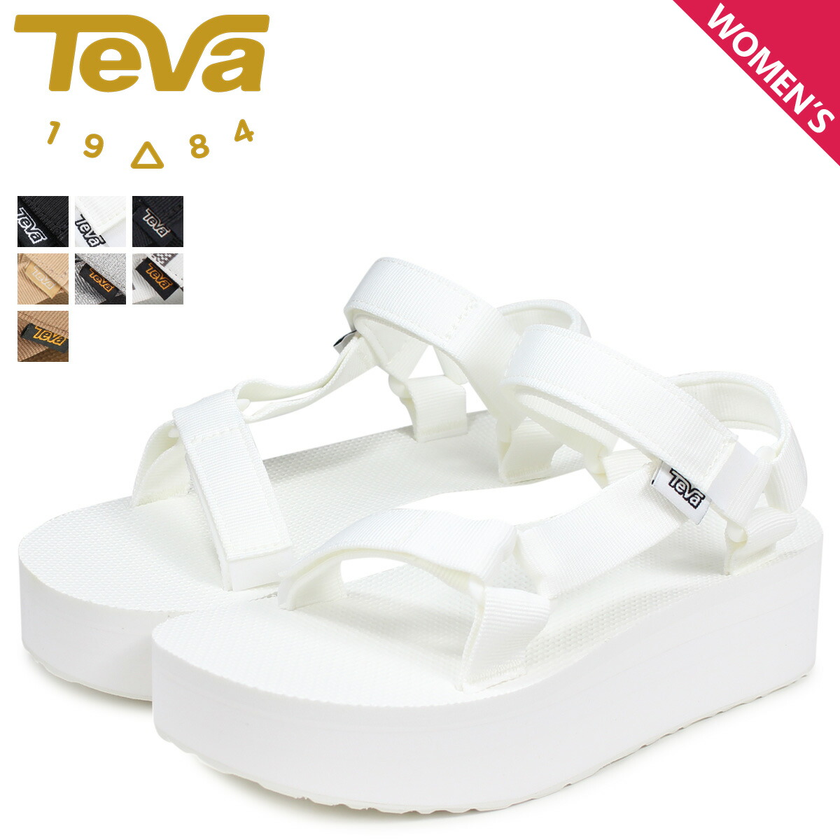 TEVA★W FLATFORM MEVIA★プラットフォームサンダル★厚底 BLACK Women's Flatform Mevia Sandal | Teva®