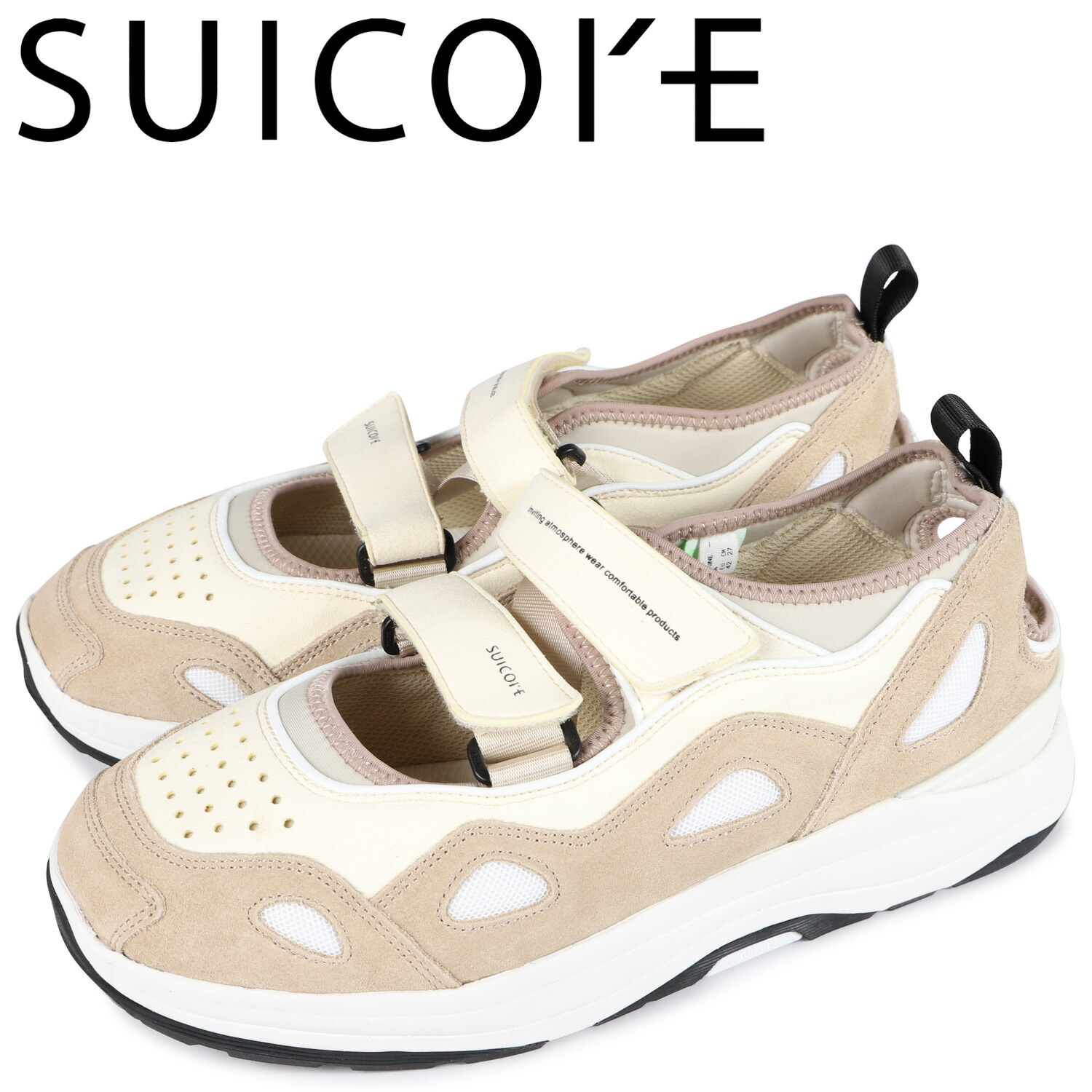 SUICOKE AKK-ab スイコック サンダル メンズ ホワイト 白 OG-285AB
