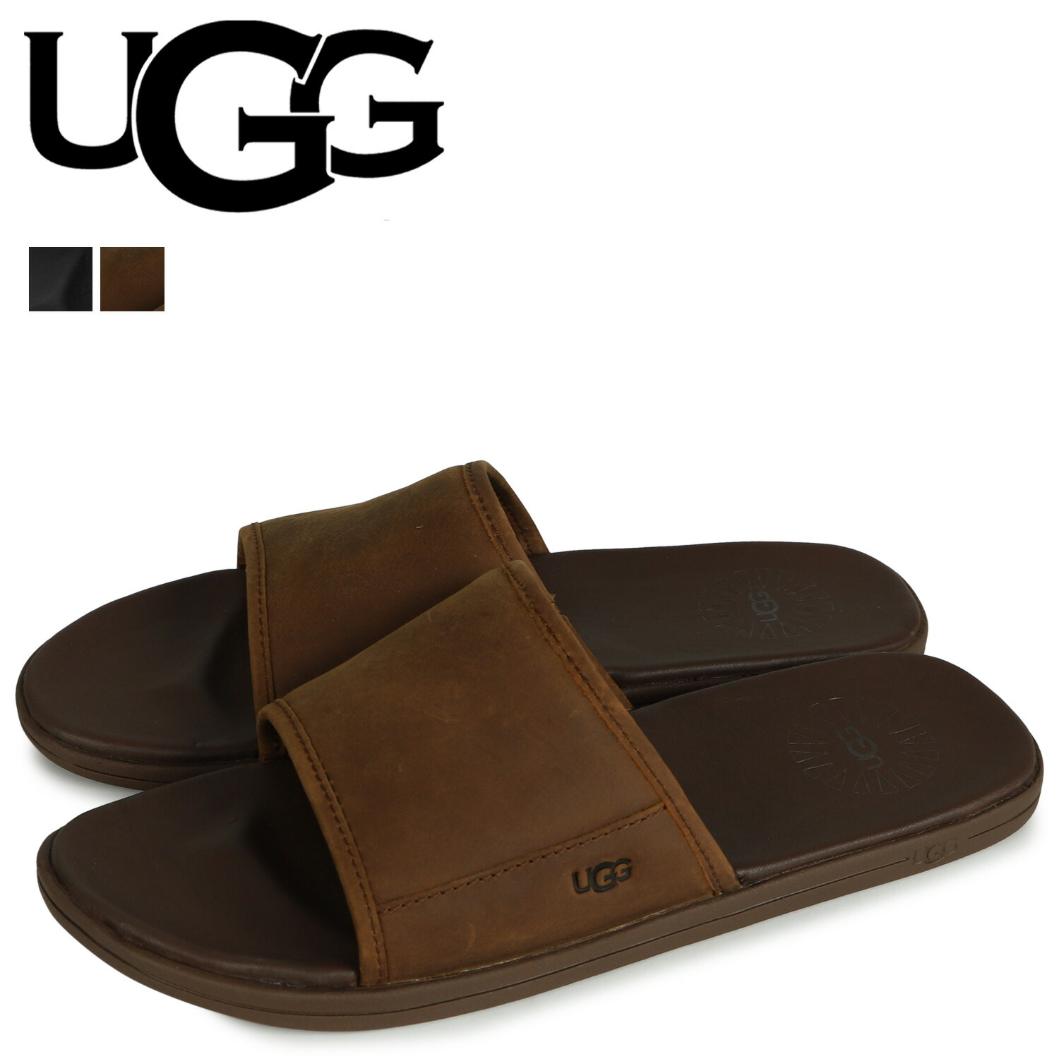 楽天市場】【最大1000円OFFクーポン配布中】 UGG SEASIDE LEATHER FLIP