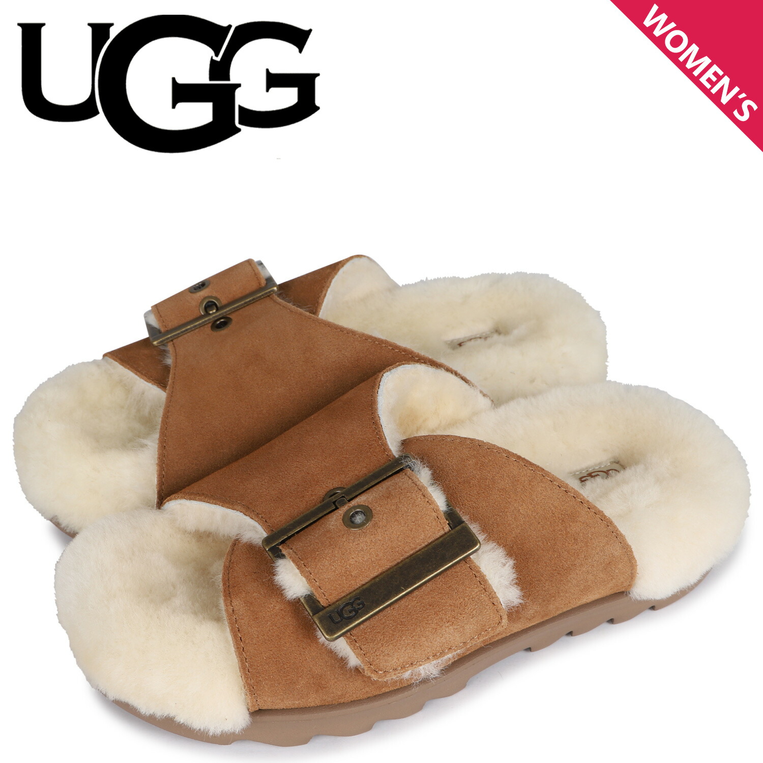 楽天市場】UGG OUTSLIDE BUCKLE アグ サンダル アウトスライド