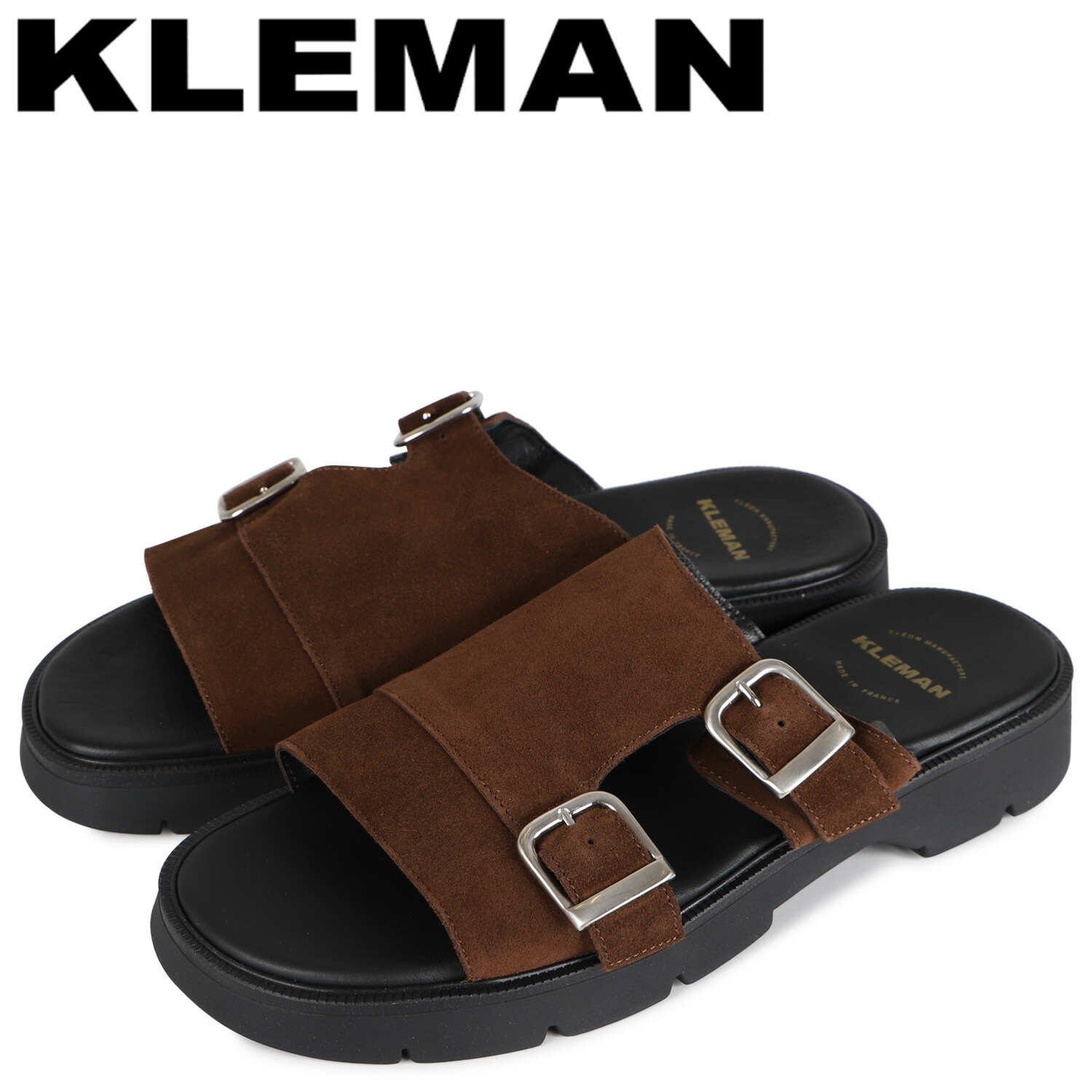 KLEMAN ウブロ クレマン HUBLOT V サンダル メンズ ブラウン MV03140
