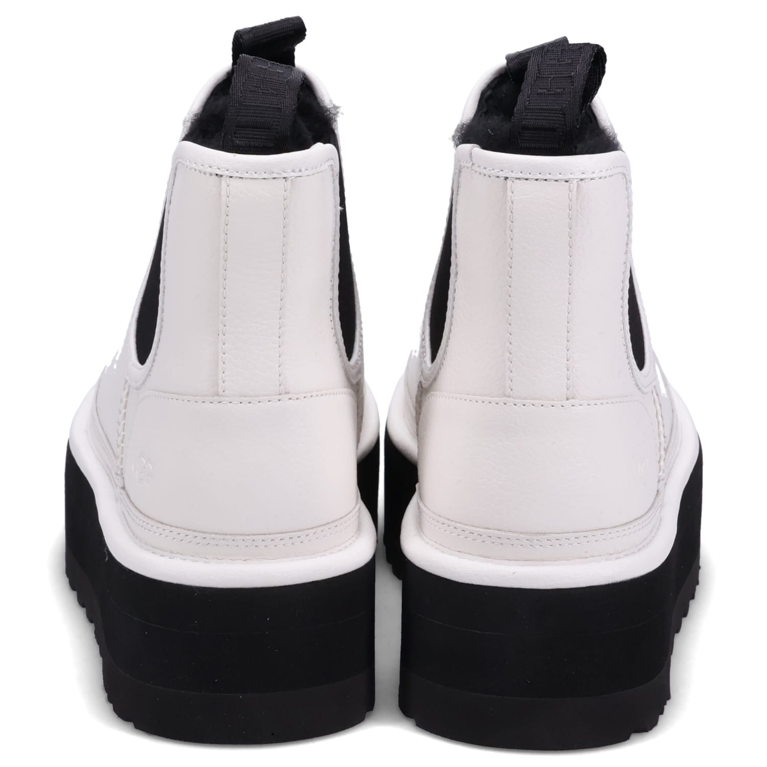 【最大1000円OFFクーポン配布中】UGGWNEUMELPLATFORMCHELSEAアグニューメルプラットフォームチェルシーブーツレディース厚底ホワイト白1130533