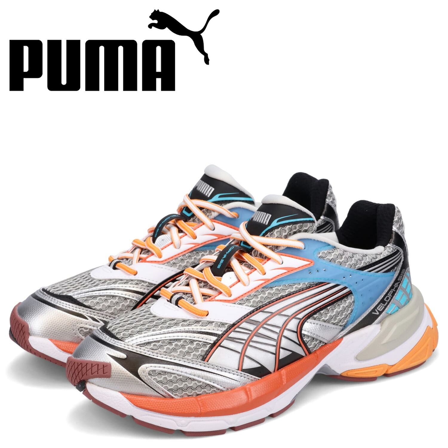 【最大1000円OFFクーポン】 PUMA VELOPHASIS PHASED プーマ スニーカー ベロファシス フェイズド メンズ シルバー 389365｜Findoriy