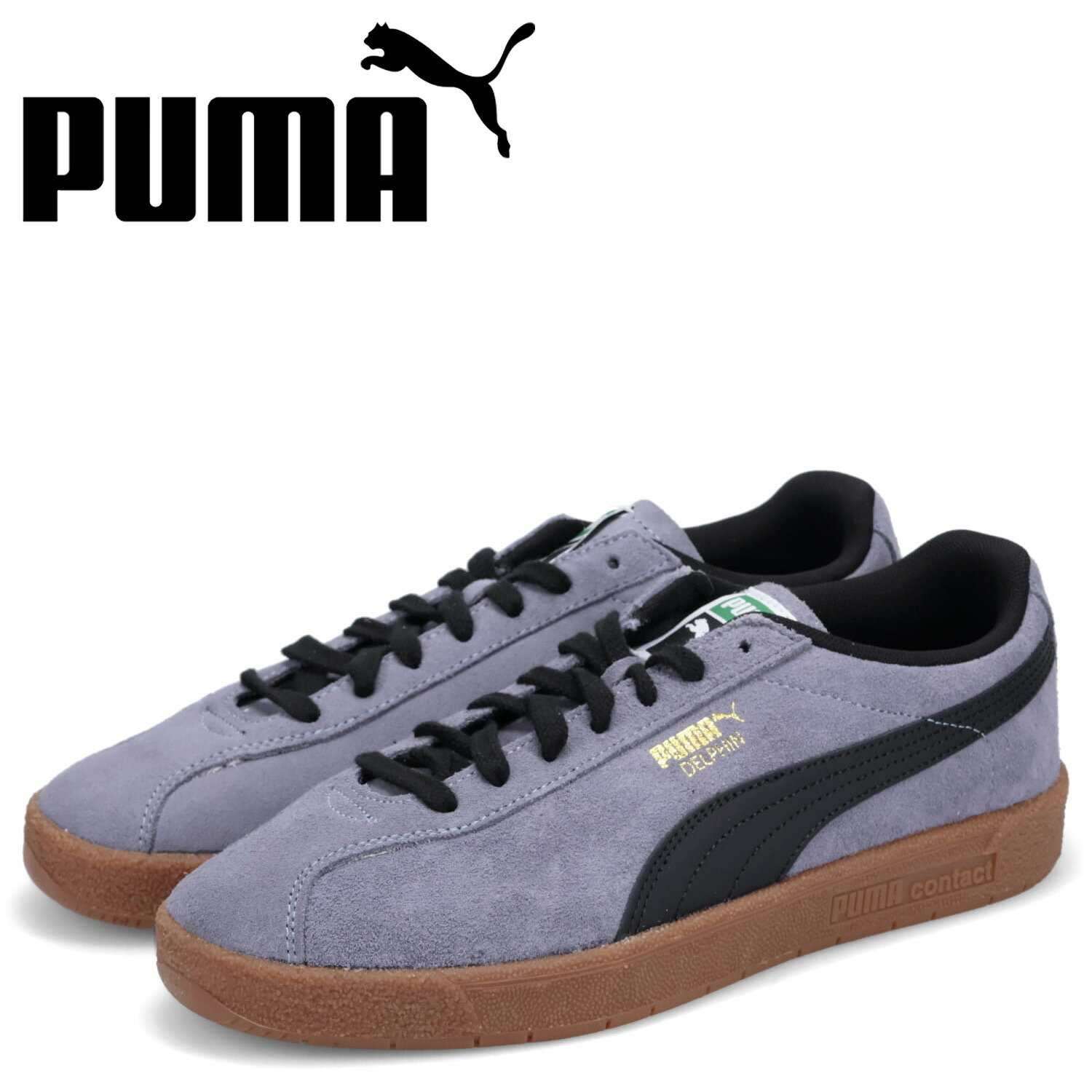 【最大1000円OFFクーポン配布中】 PUMA DELPHIN プーマ スニーカー デルフィン メンズ グレー  390685-02｜inglewood Beauty